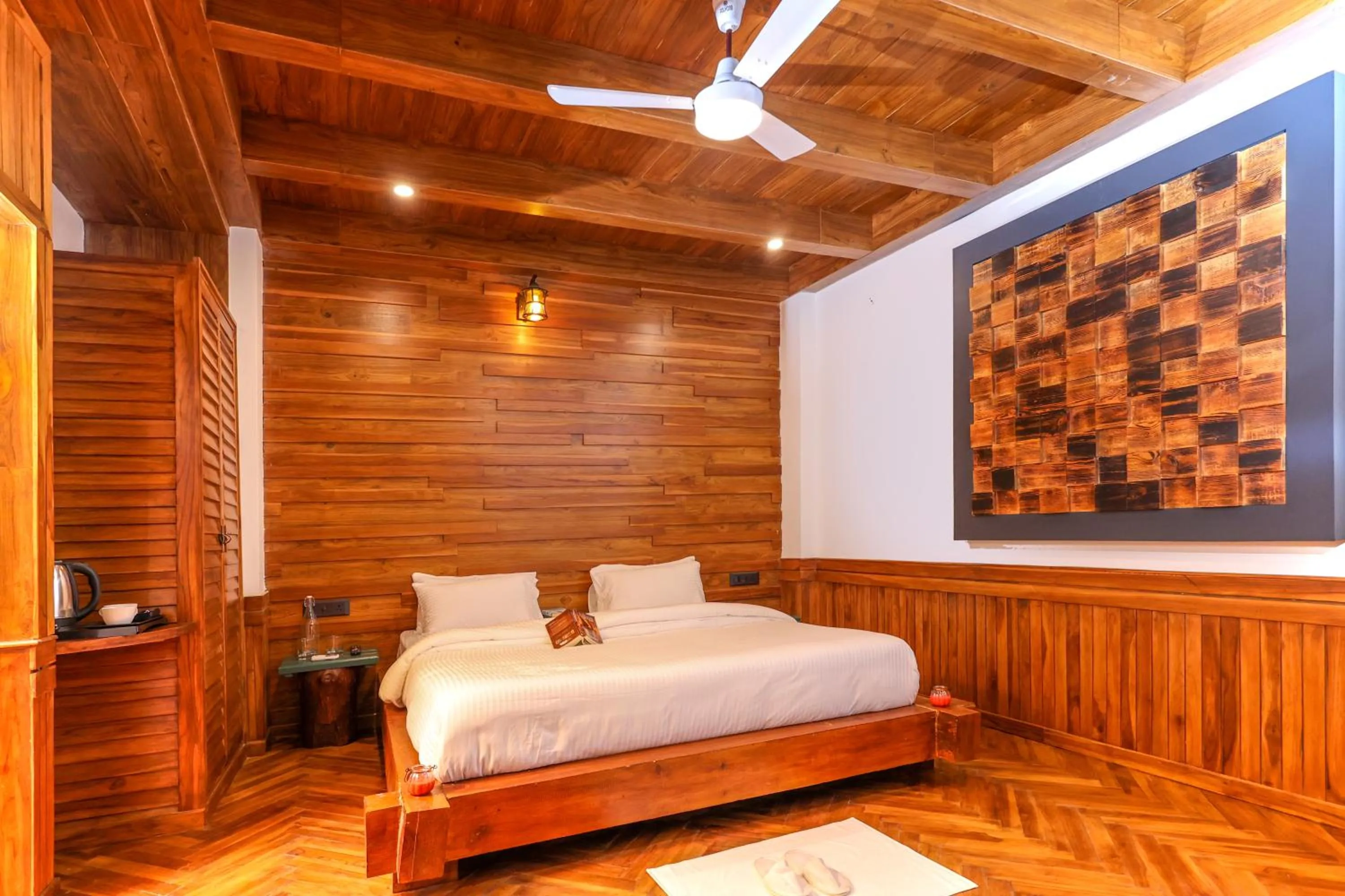 Photo of the whole room, Bed in Koro Treehouse Resort Luxury Wooden Cottages and Villas with Private Pool