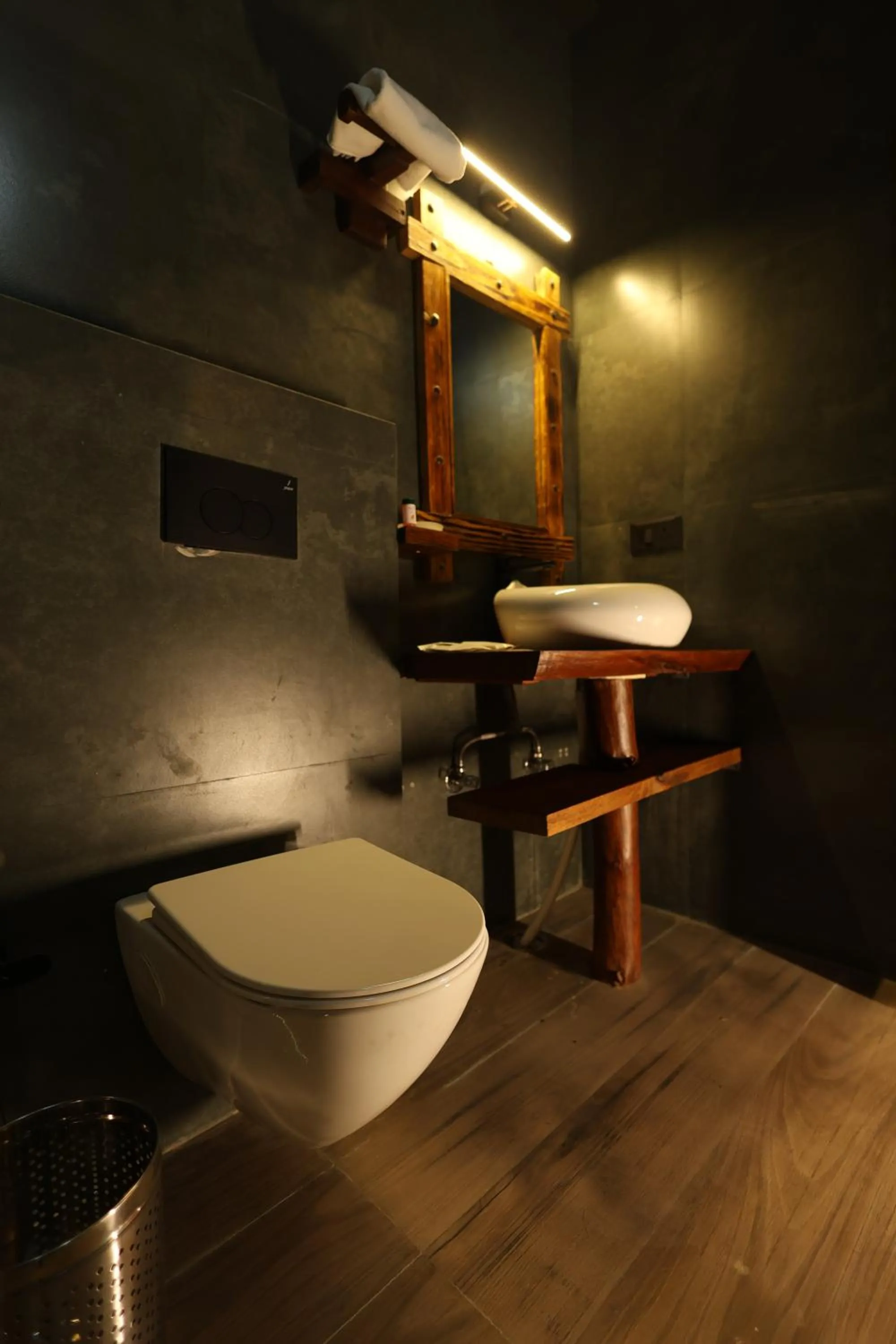 Bathroom in Koro Treehouse Resort Luxury Wooden Cottages and Villas with Private Pool