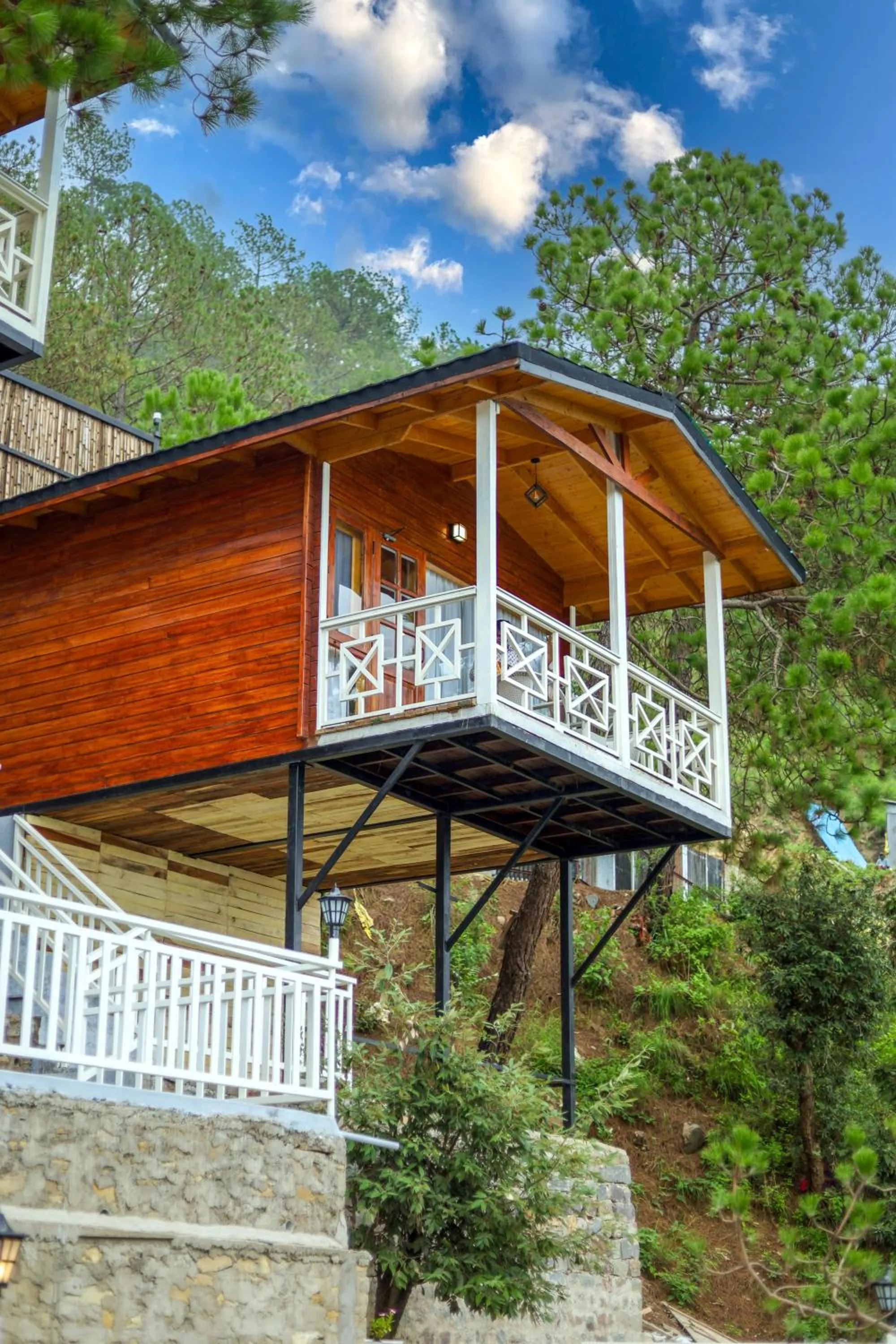 Property building in Koro Treehouse Resort Luxury Wooden Cottages and Villas with Private Pool