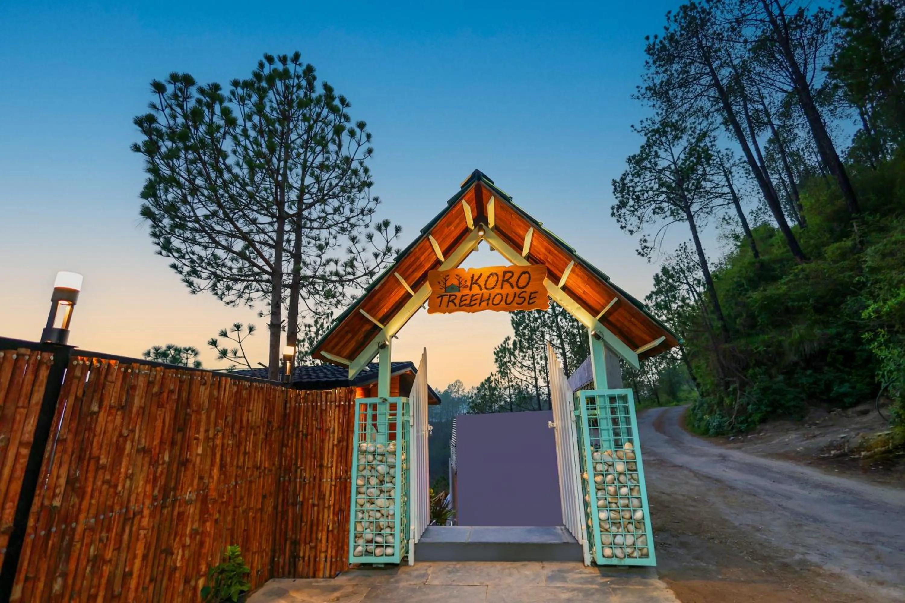 Property building in Koro Treehouse Resort Luxury Wooden Cottages and Villas with Private Pool