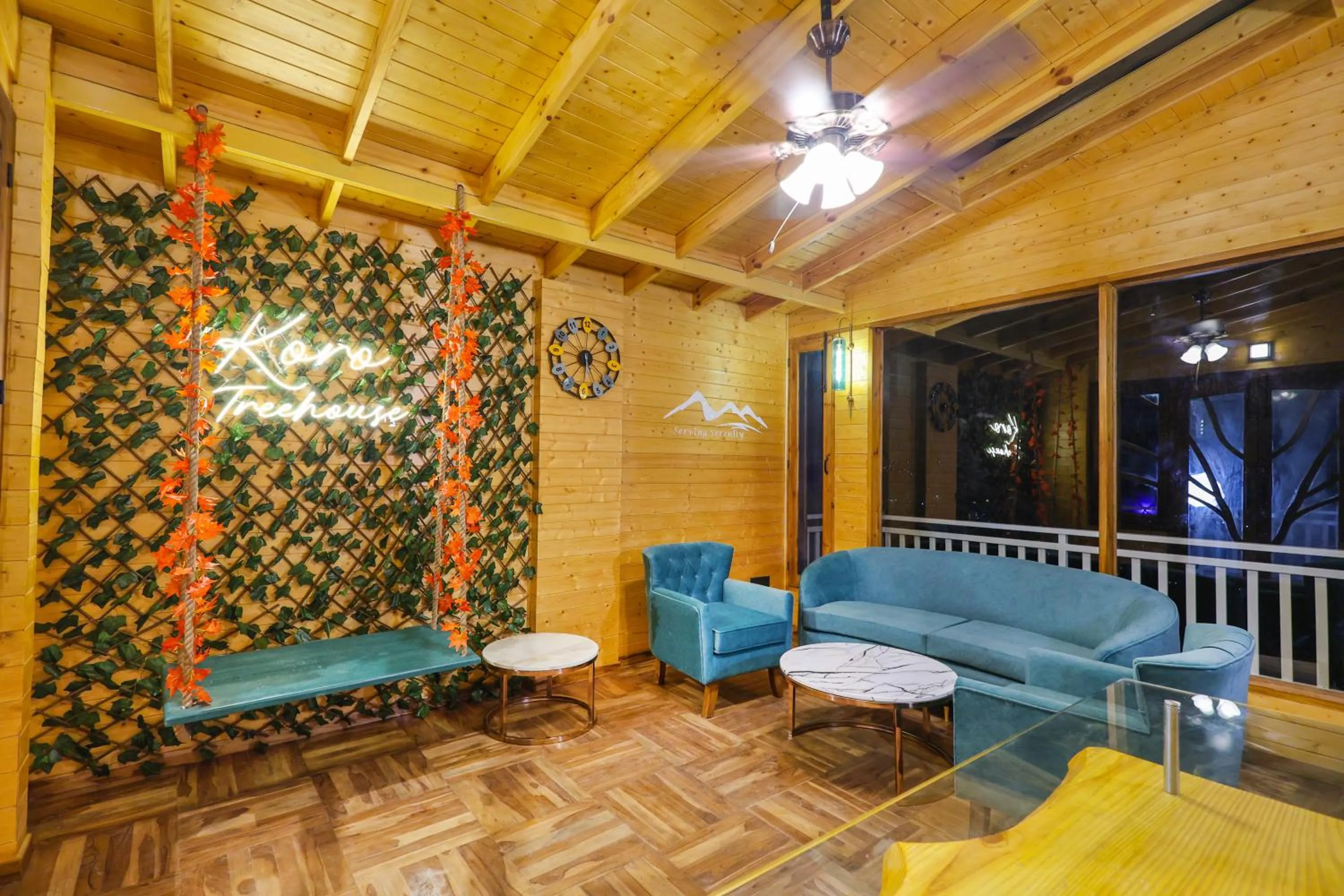 Facade/entrance in Koro Treehouse Resort Luxury Wooden Cottages and Villas with Private Pool