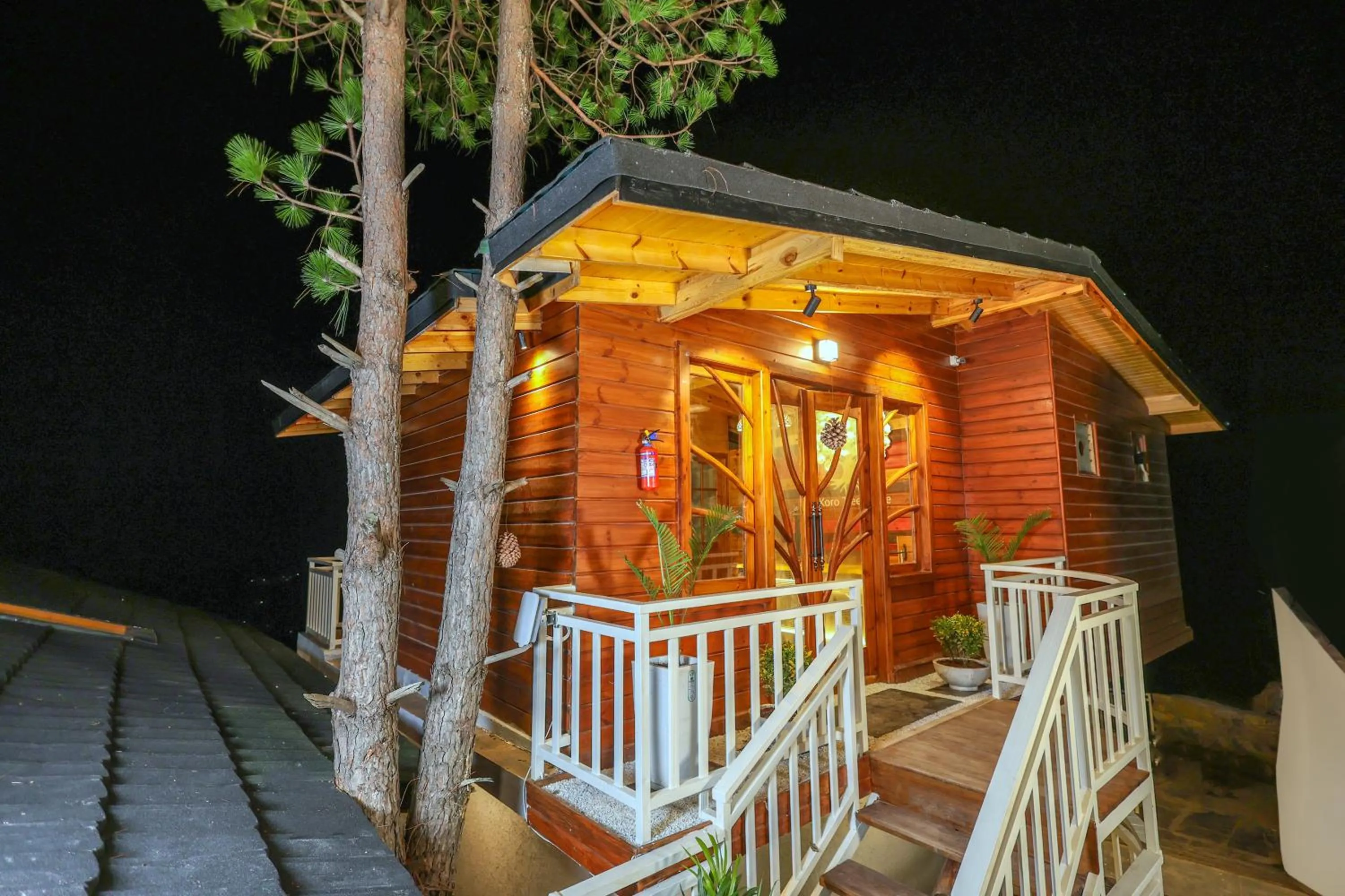 Night in Koro Treehouse Resort Luxury Wooden Cottages and Villas with Private Pool