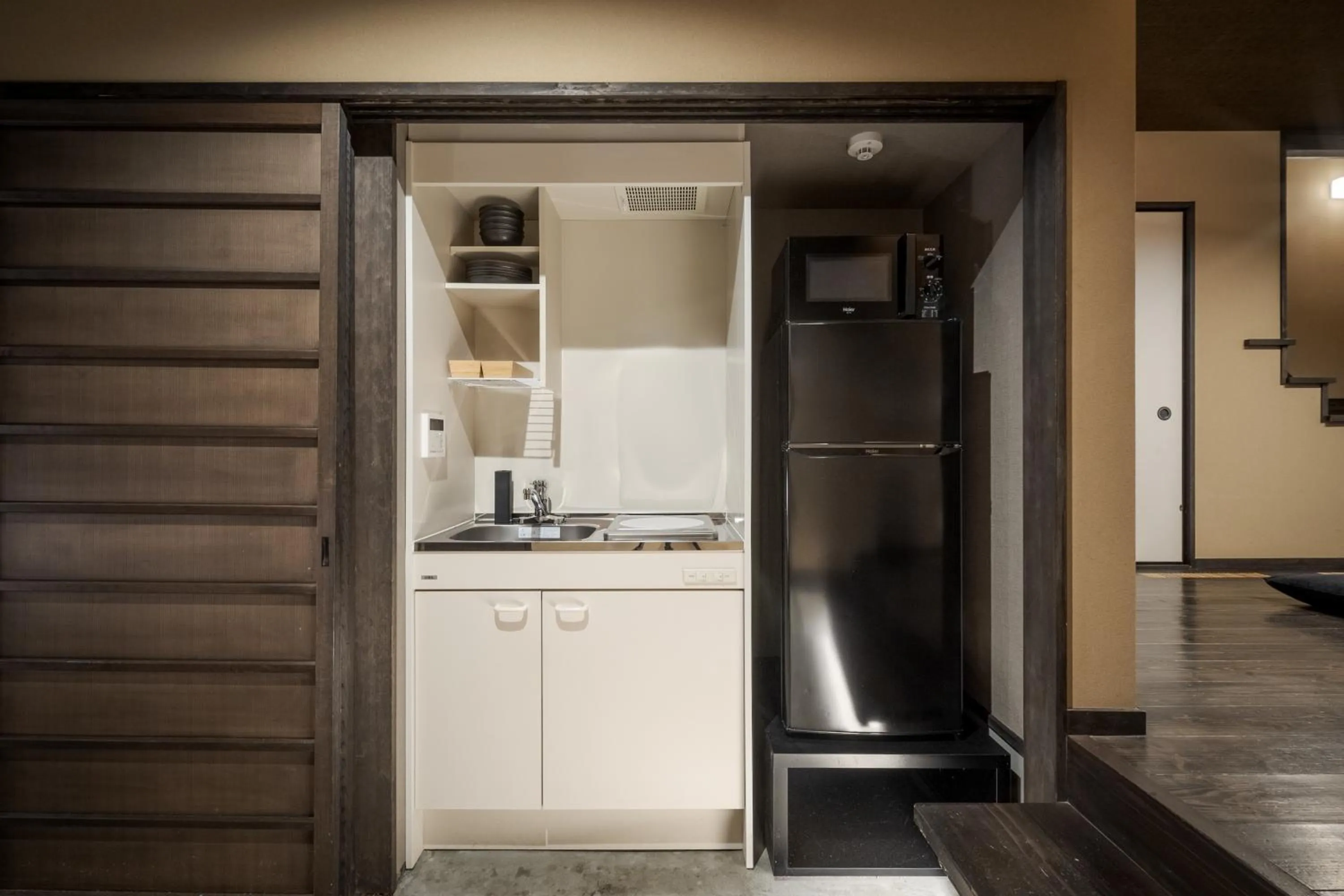 Kitchen or kitchenette in ROJIYU Kyoto