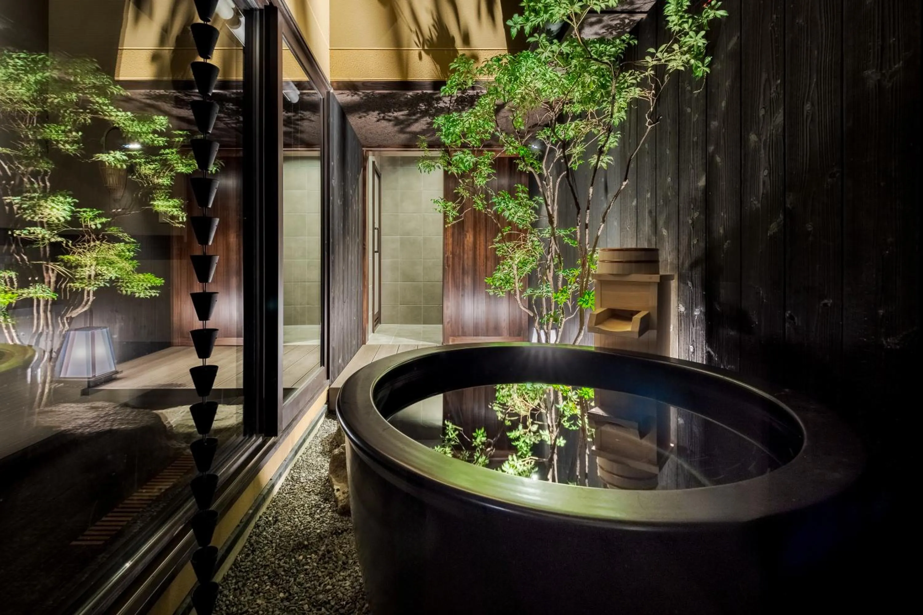 Garden view in ROJIYU Kyoto