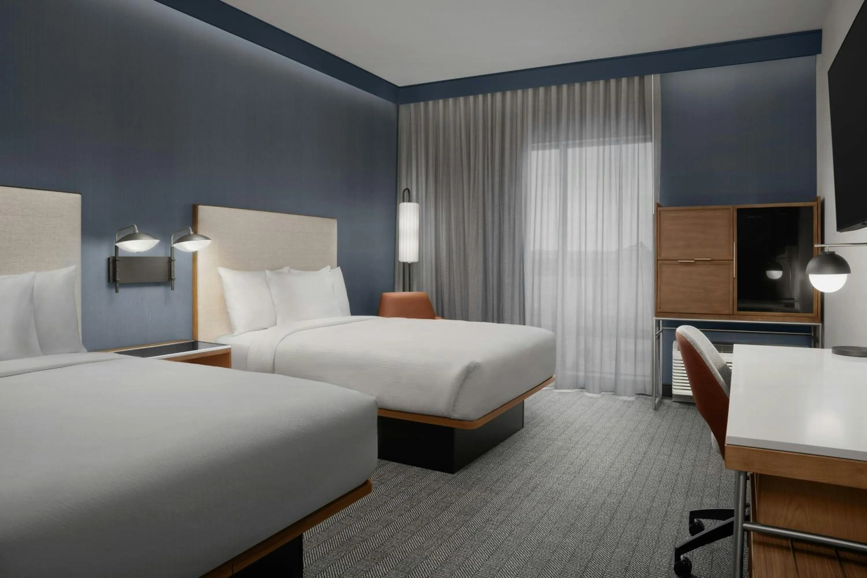 Photo of the whole room, Bed in Courtyard by Marriott Antioch Pittsburg