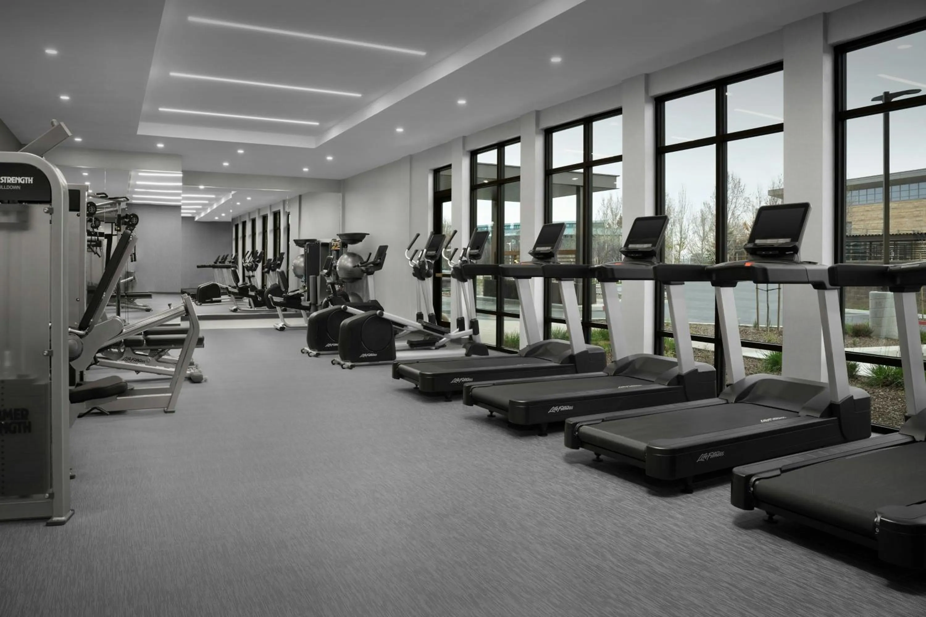 Fitness centre/facilities in Courtyard by Marriott Antioch Pittsburg