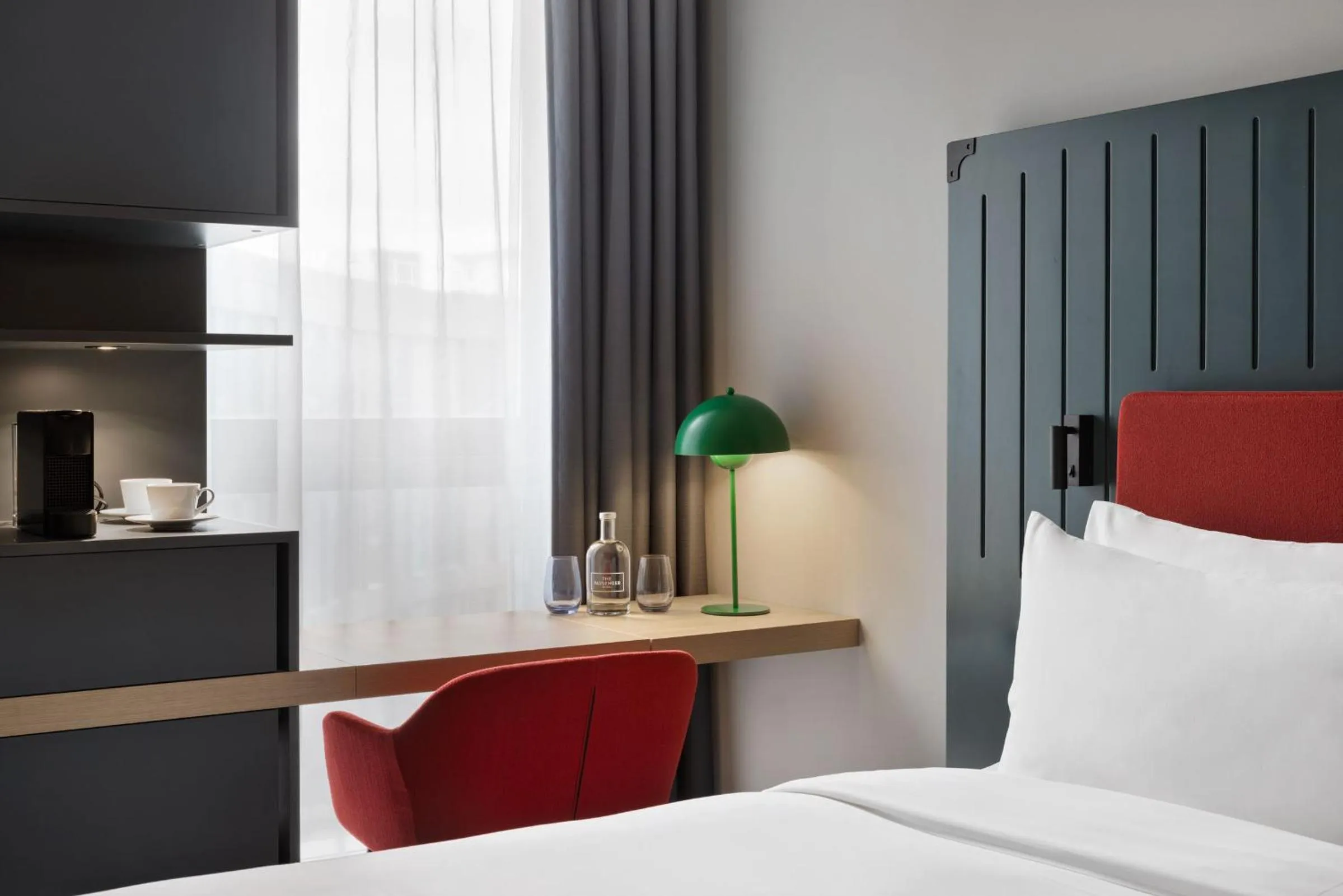 Bed in The Passenger, a Tribute Portfolio Hotel