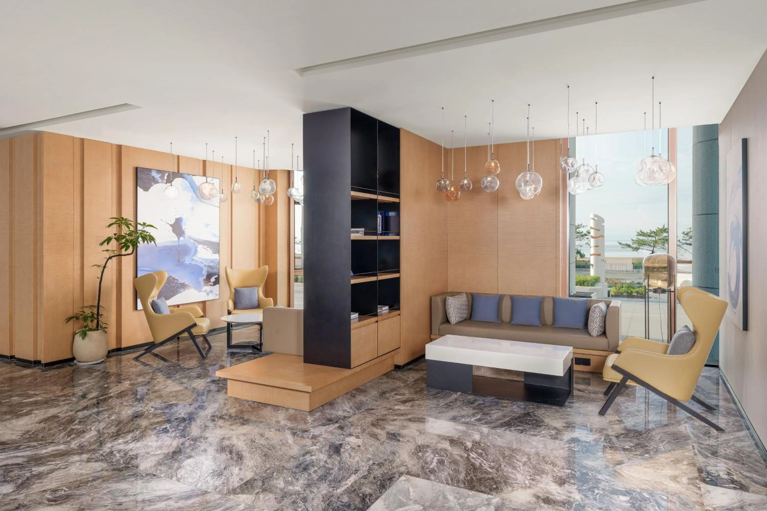 Lobby or reception in Fairfield by Marriott Yantai