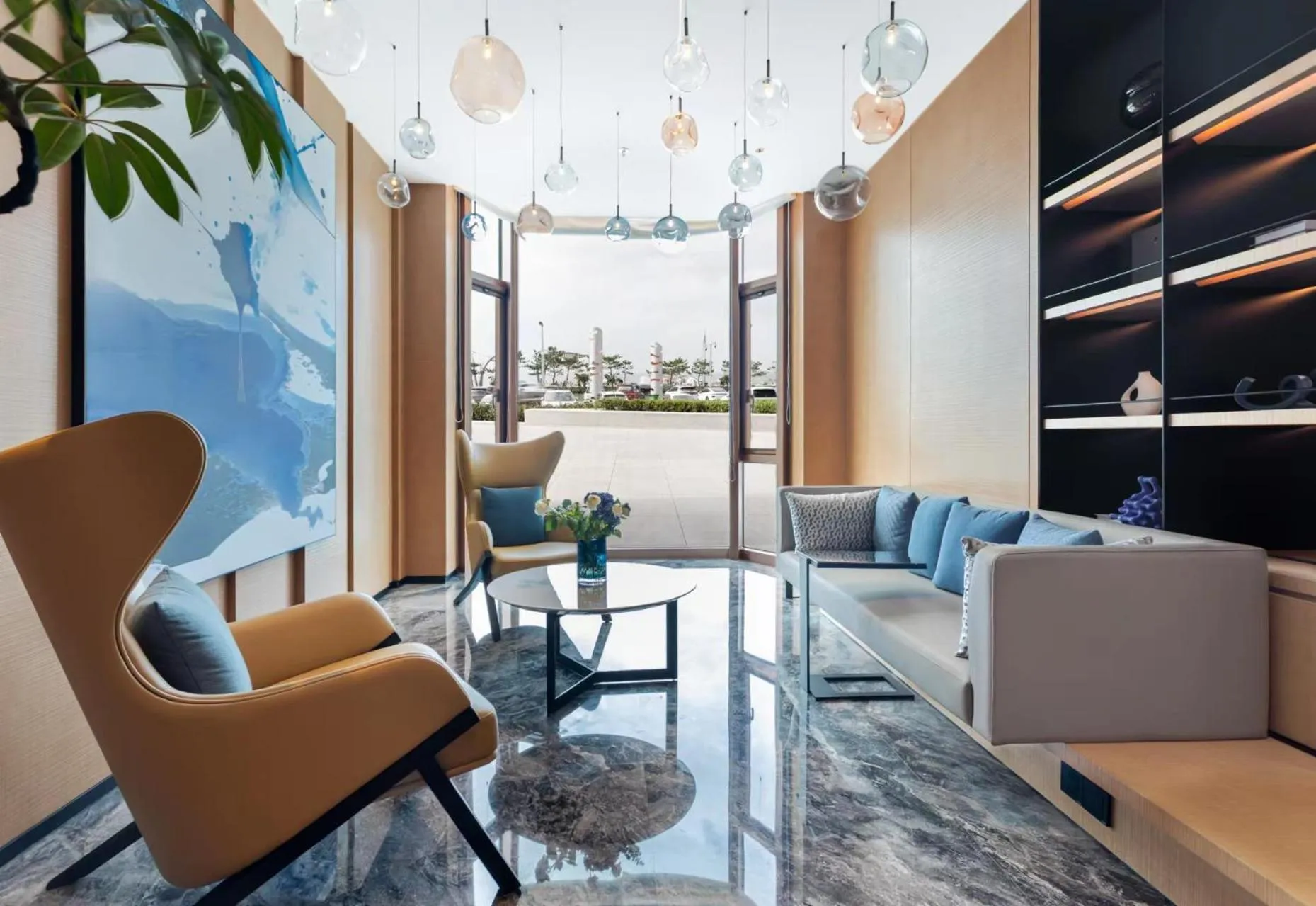 Seating area in Fairfield by Marriott Yantai