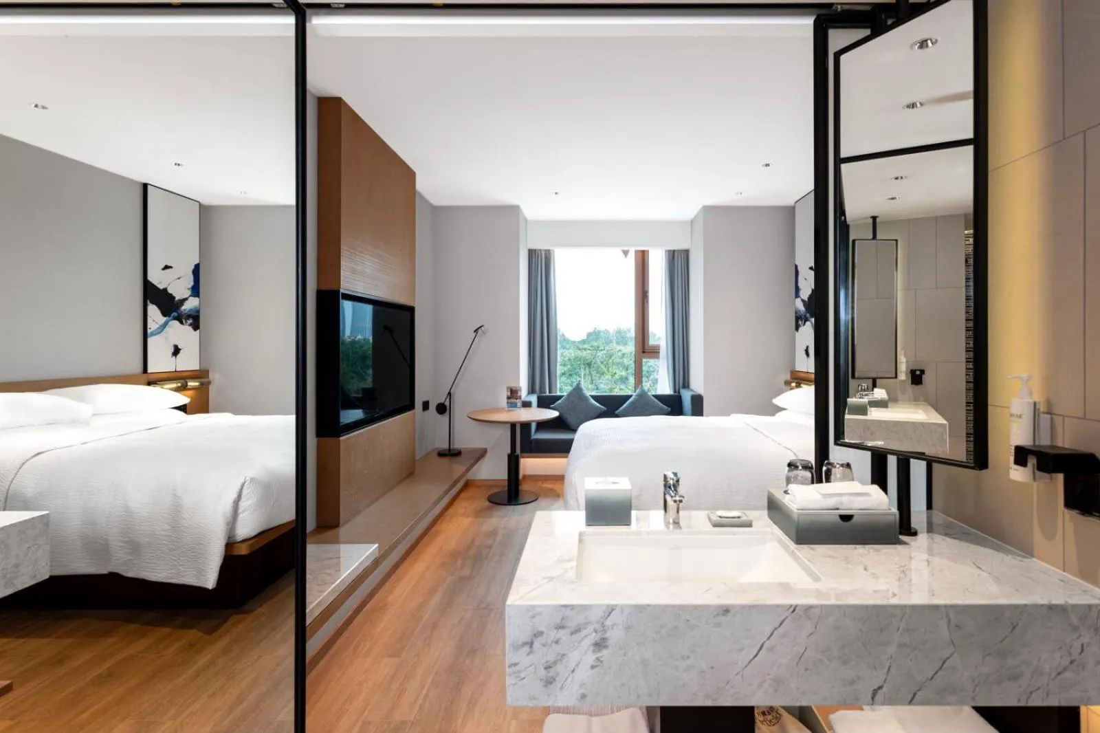 Photo of the whole room, Bed in Fairfield by Marriott Yantai