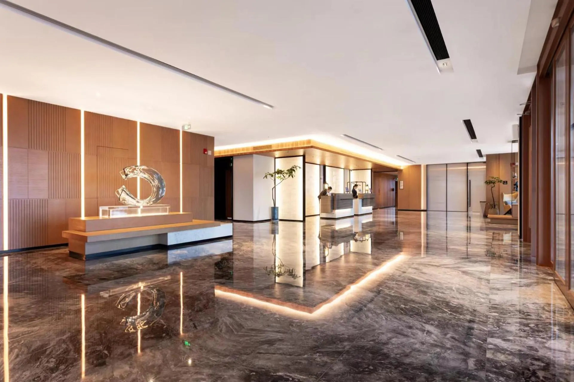 Lobby or reception in Fairfield by Marriott Yantai