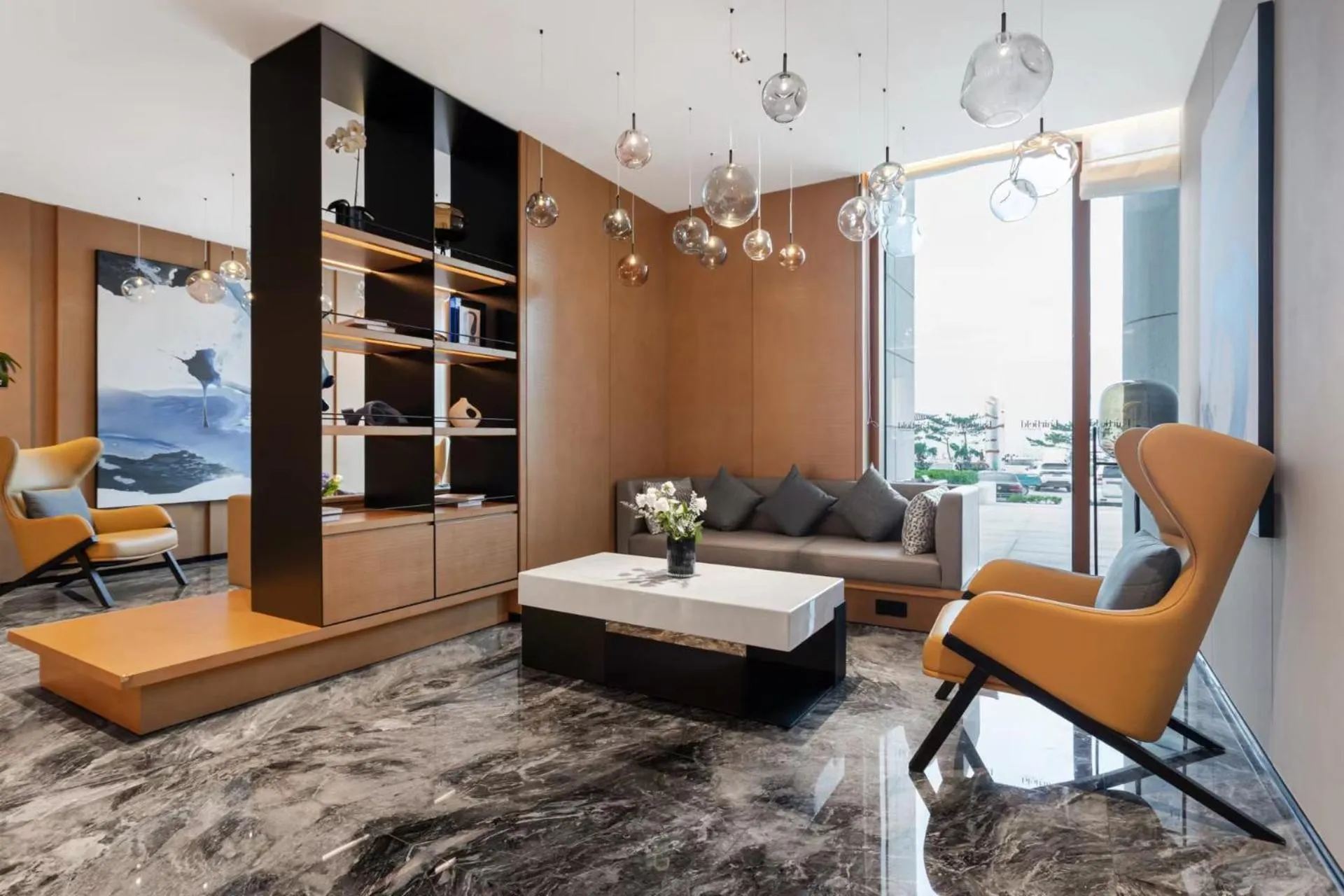 Seating area in Fairfield by Marriott Yantai