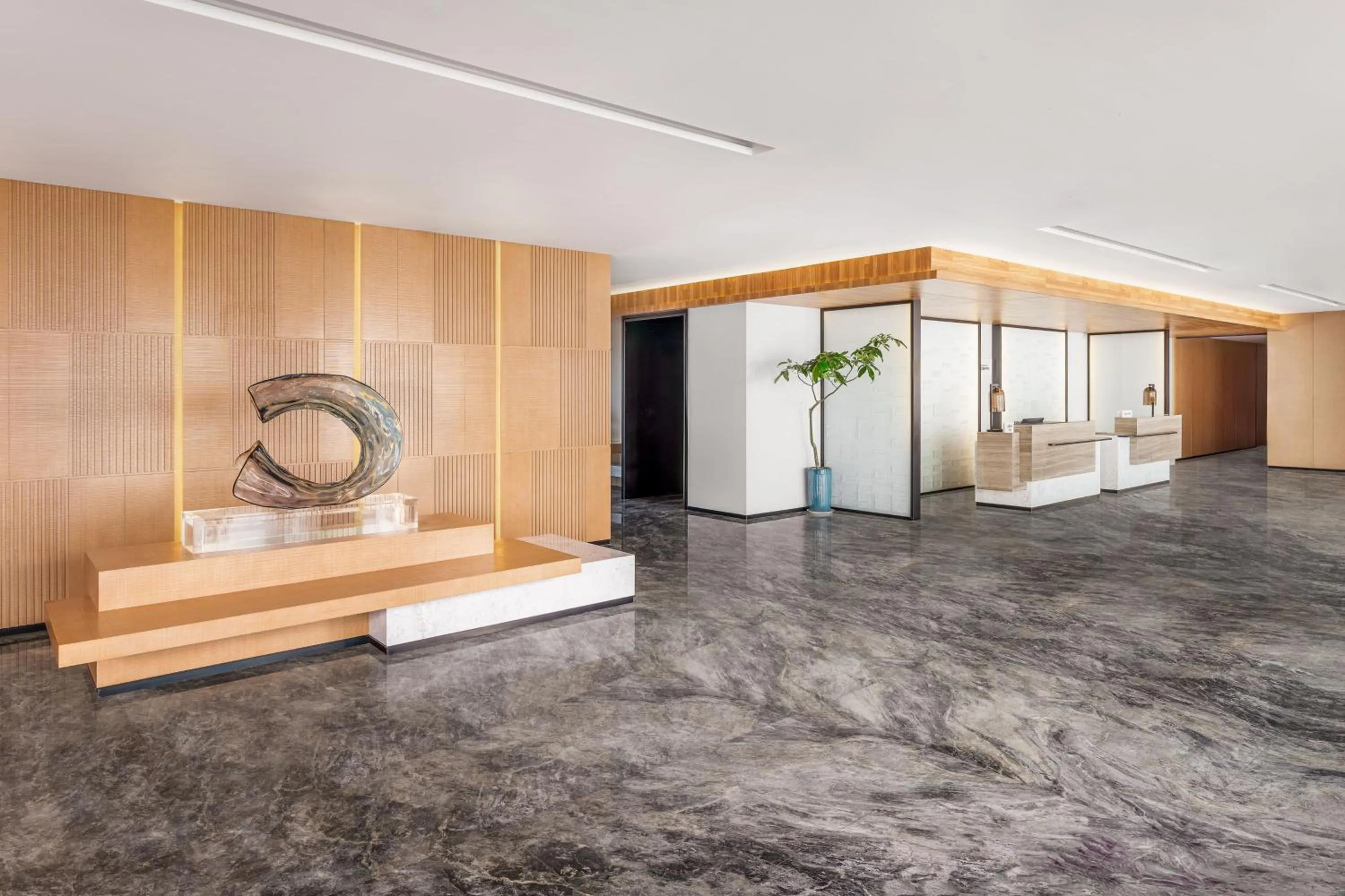 Lobby or reception in Fairfield by Marriott Yantai