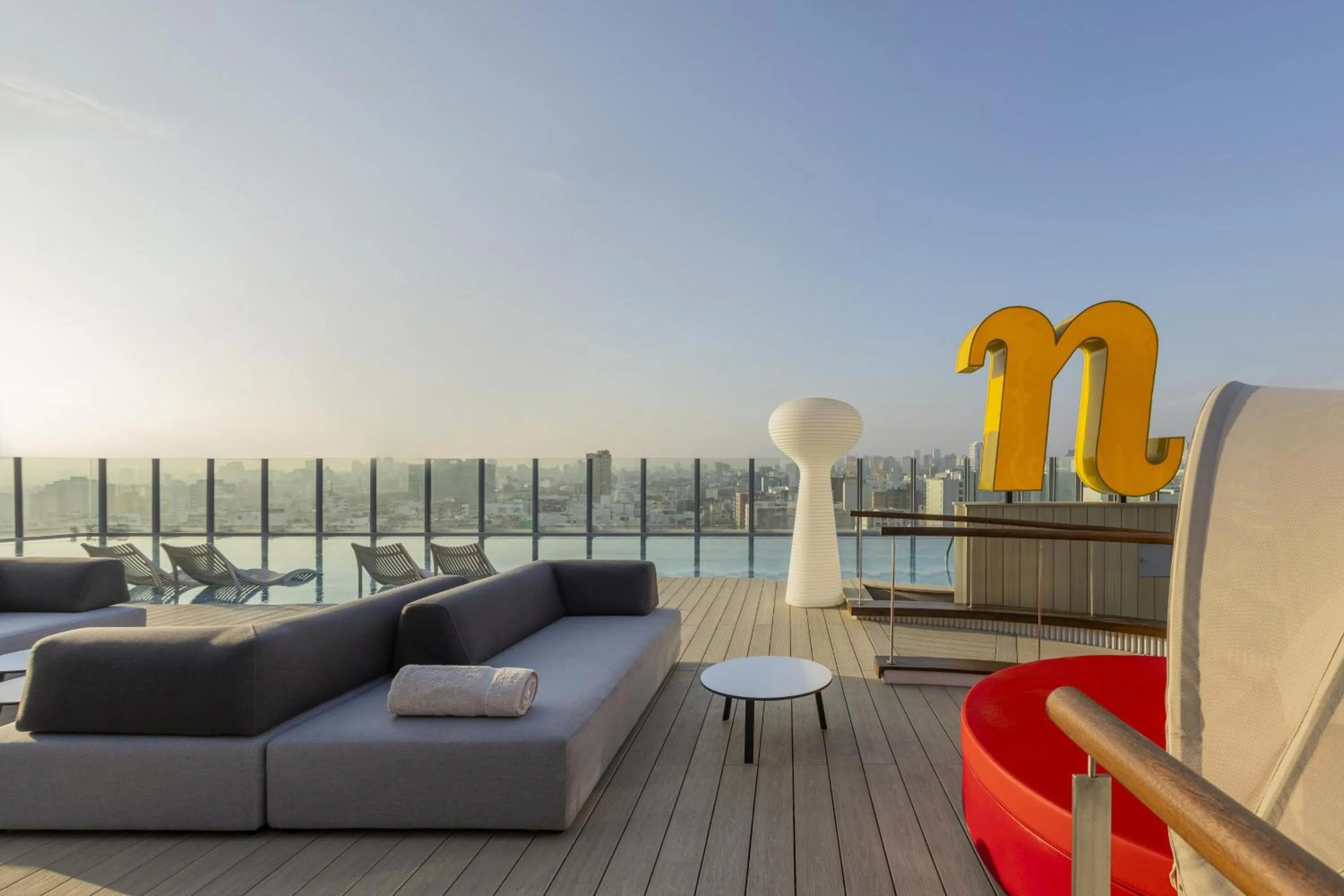 Pool view in Nhow Lima