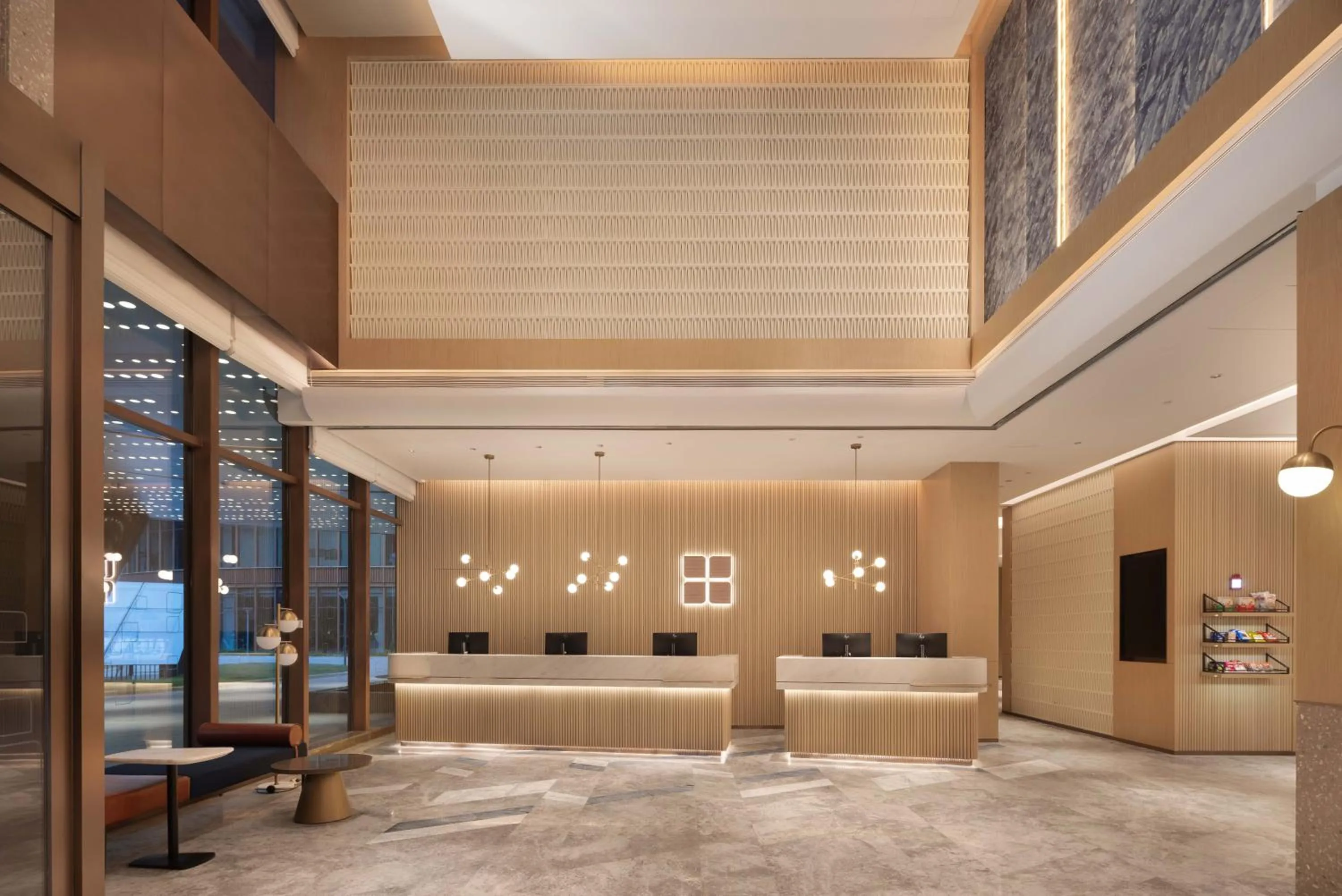 Lobby or reception in Hilton Garden Inn Jingdezhen Taoyuan Valley