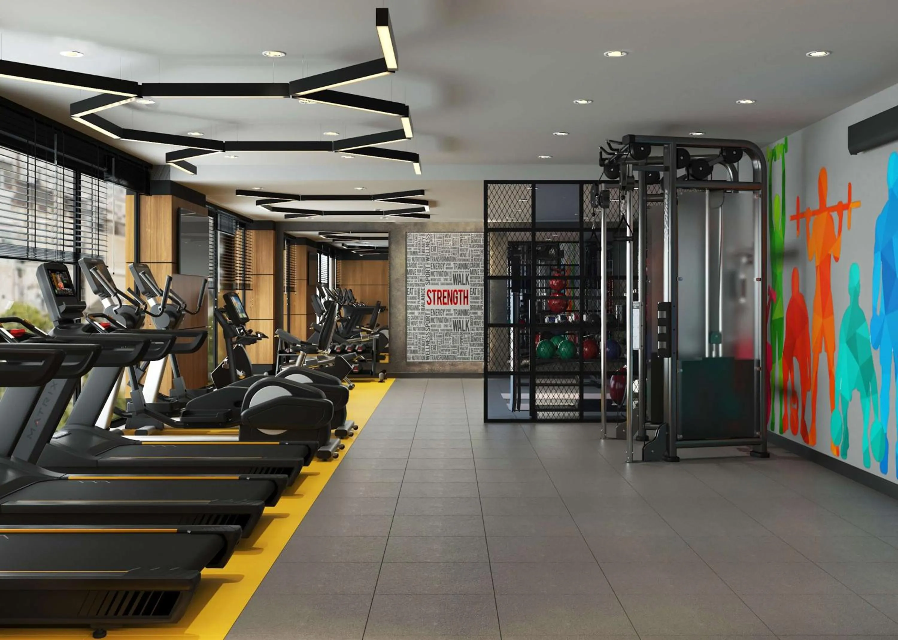 Fitness centre/facilities in Doubletree By Hilton Suites Trabzon Yomra