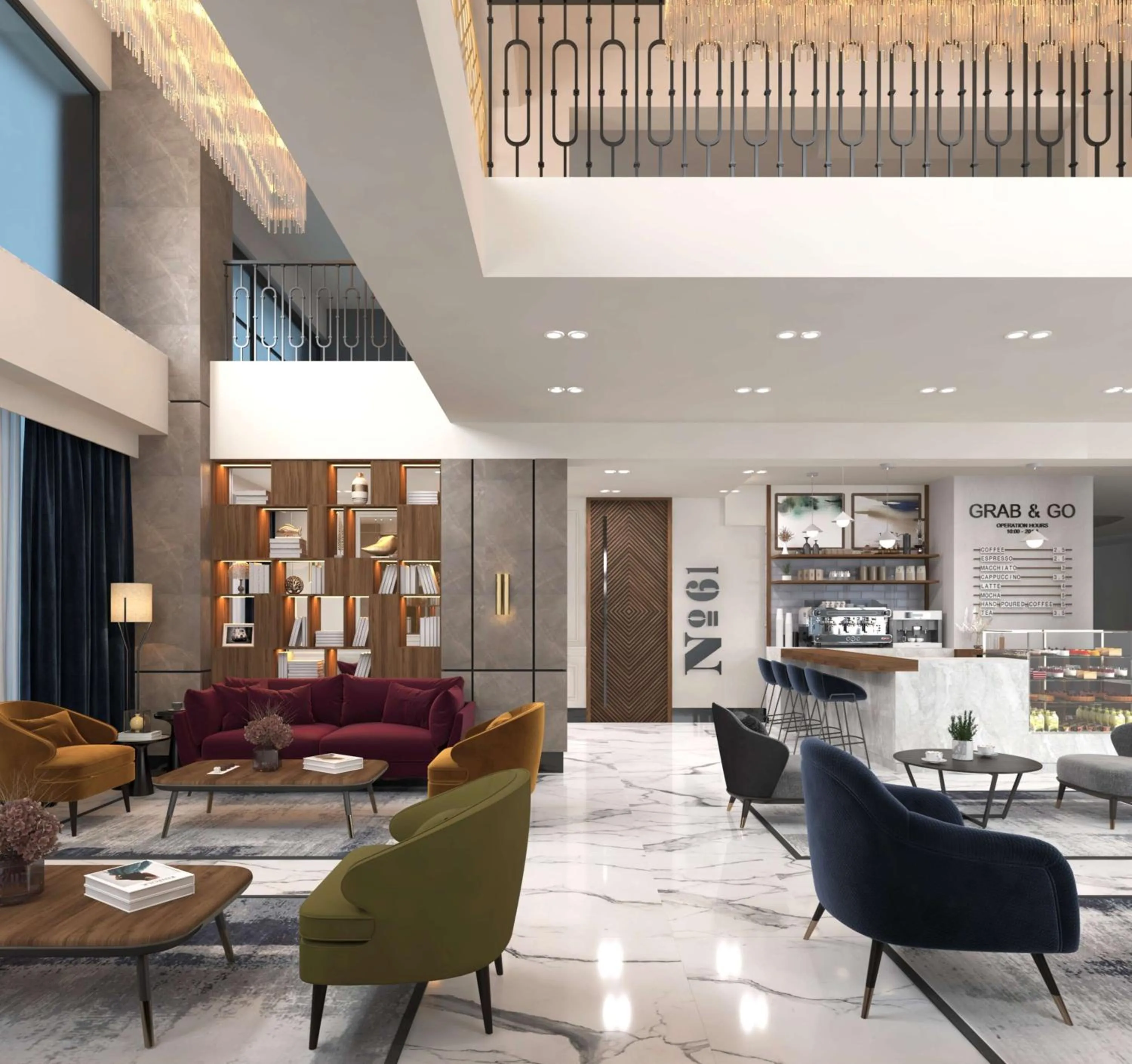 Lobby or reception in Doubletree By Hilton Suites Trabzon Yomra