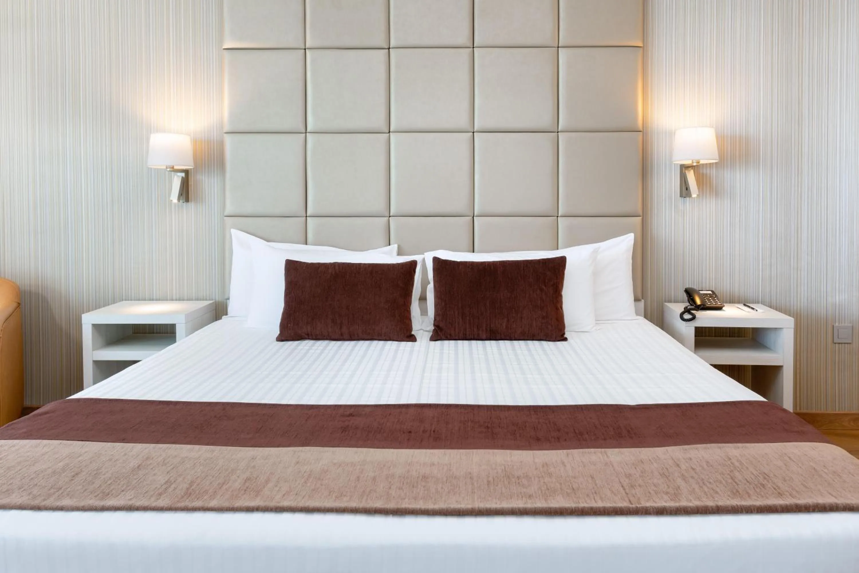 Bed in Hotel Best Semiramis