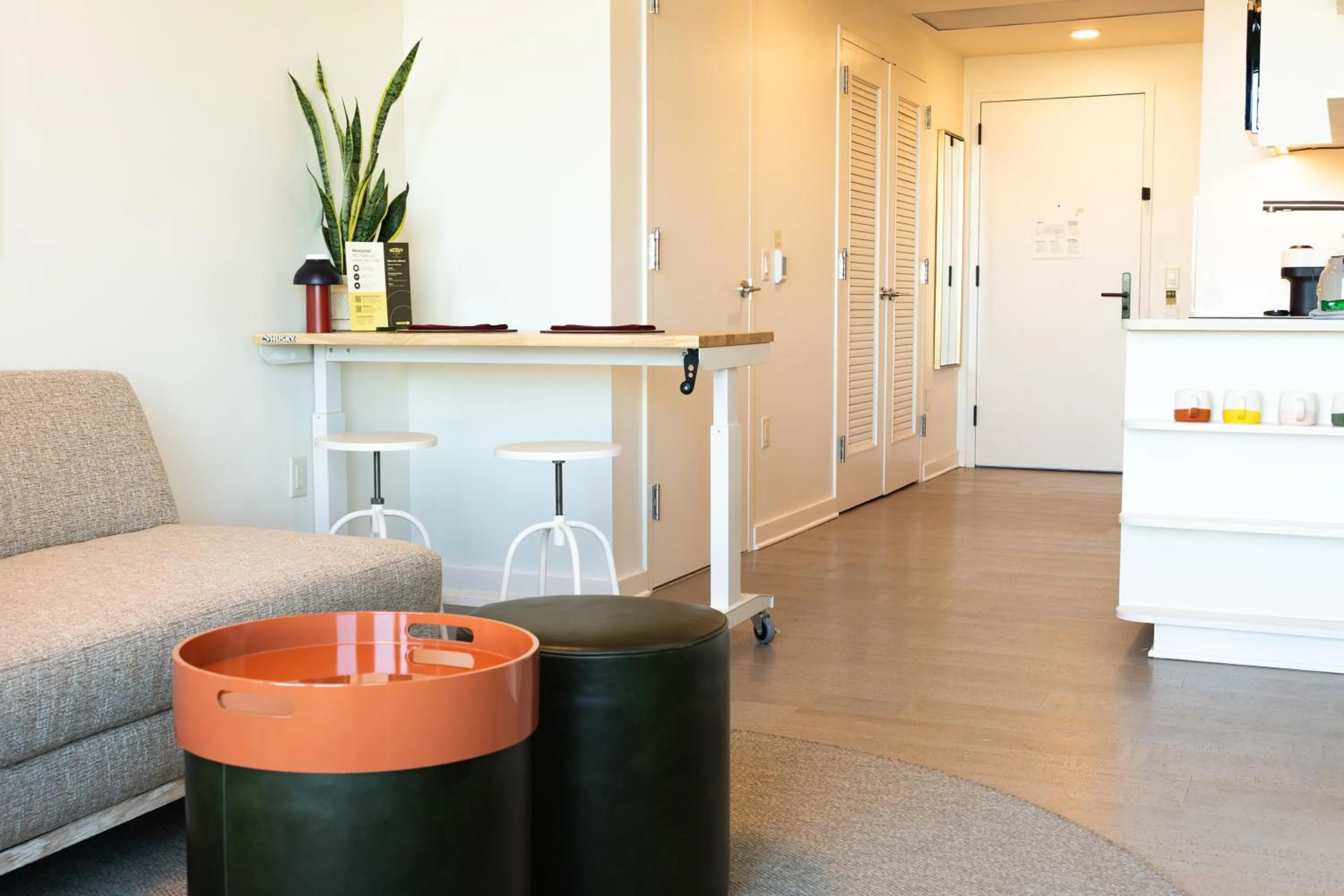 Living room in Scout Living, powered by Placemakr - Midtown