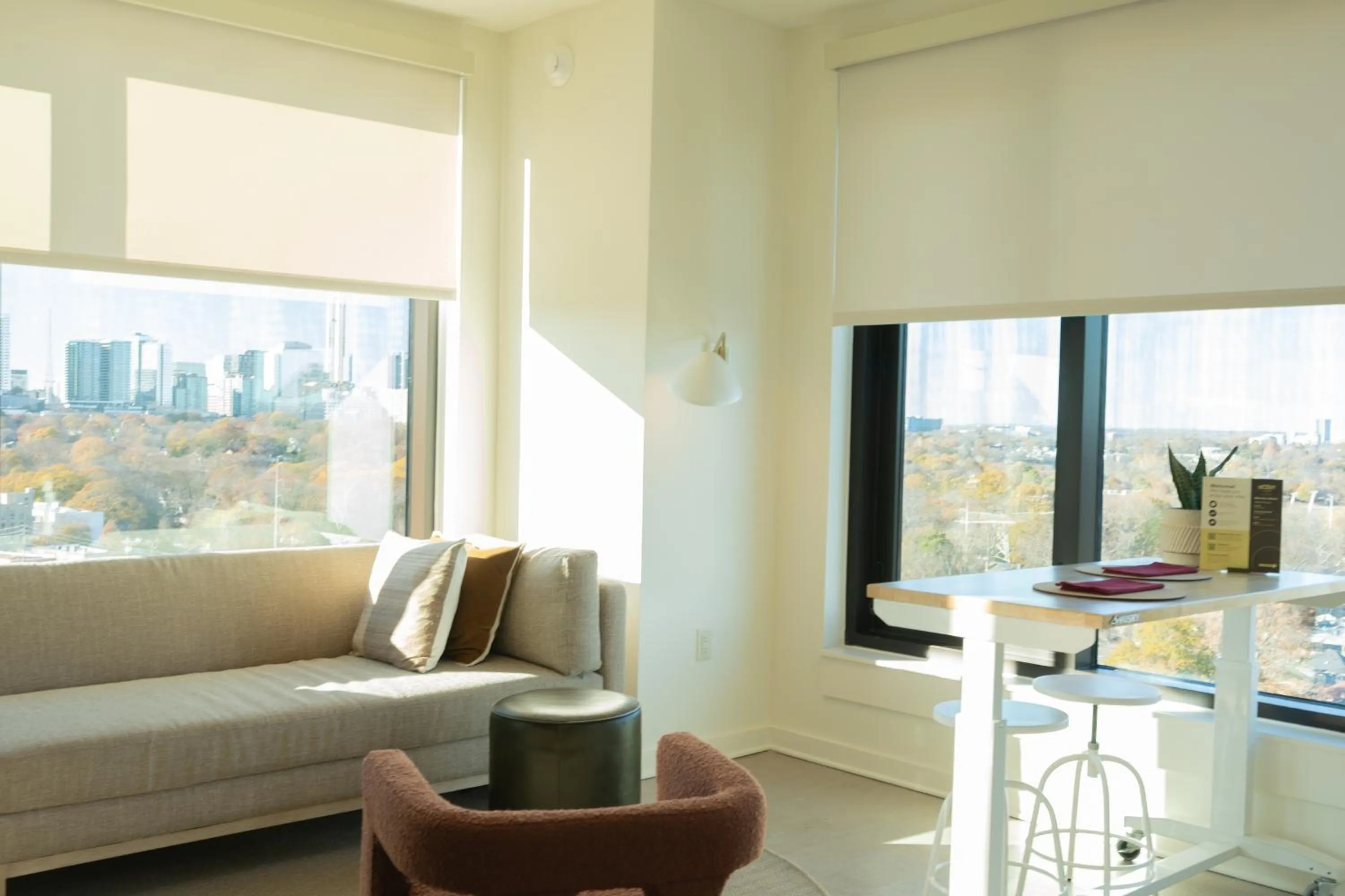 Living room in Scout Living, powered by Placemakr - Midtown