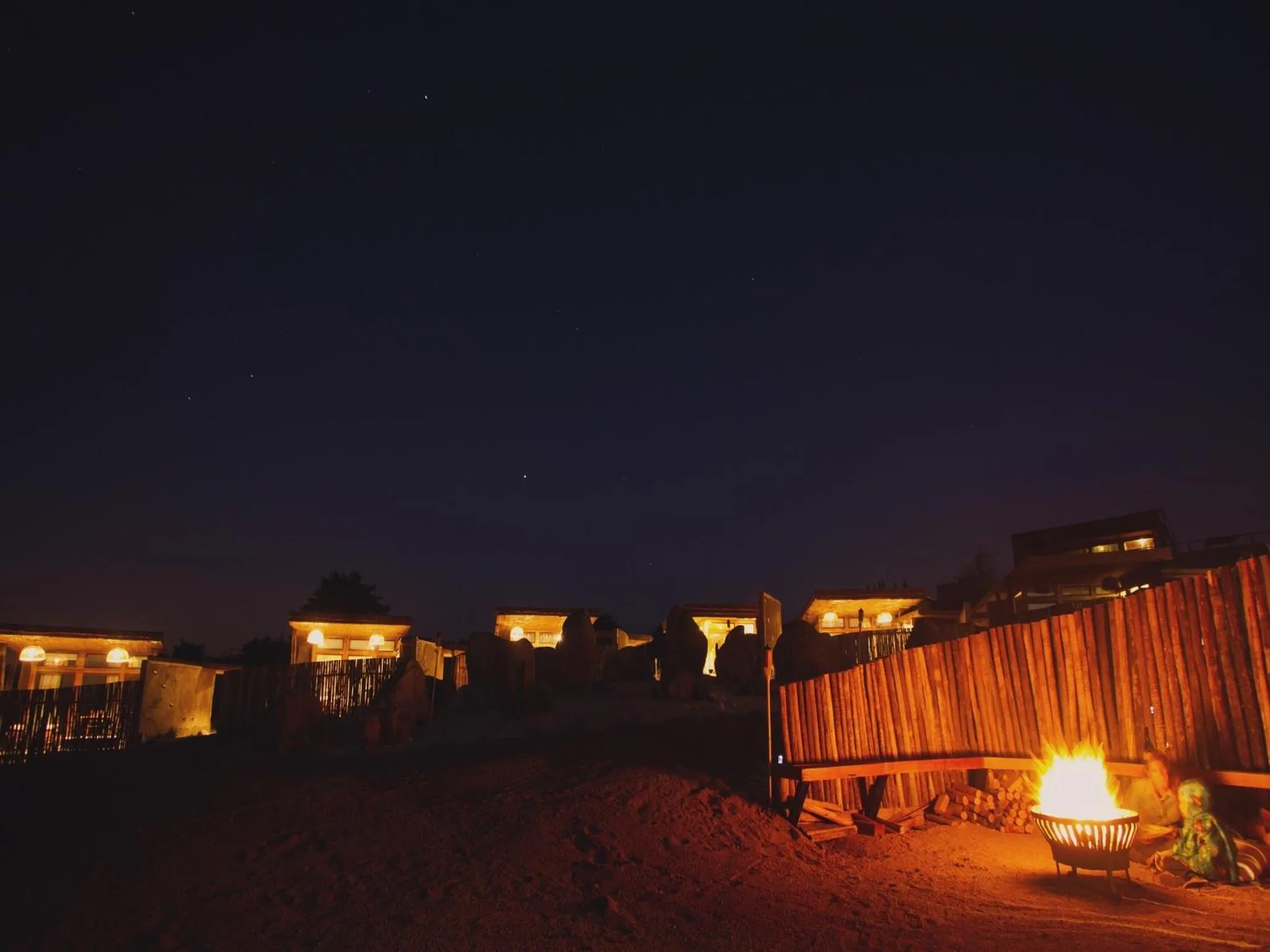 Living room in Cuarzo Lodge