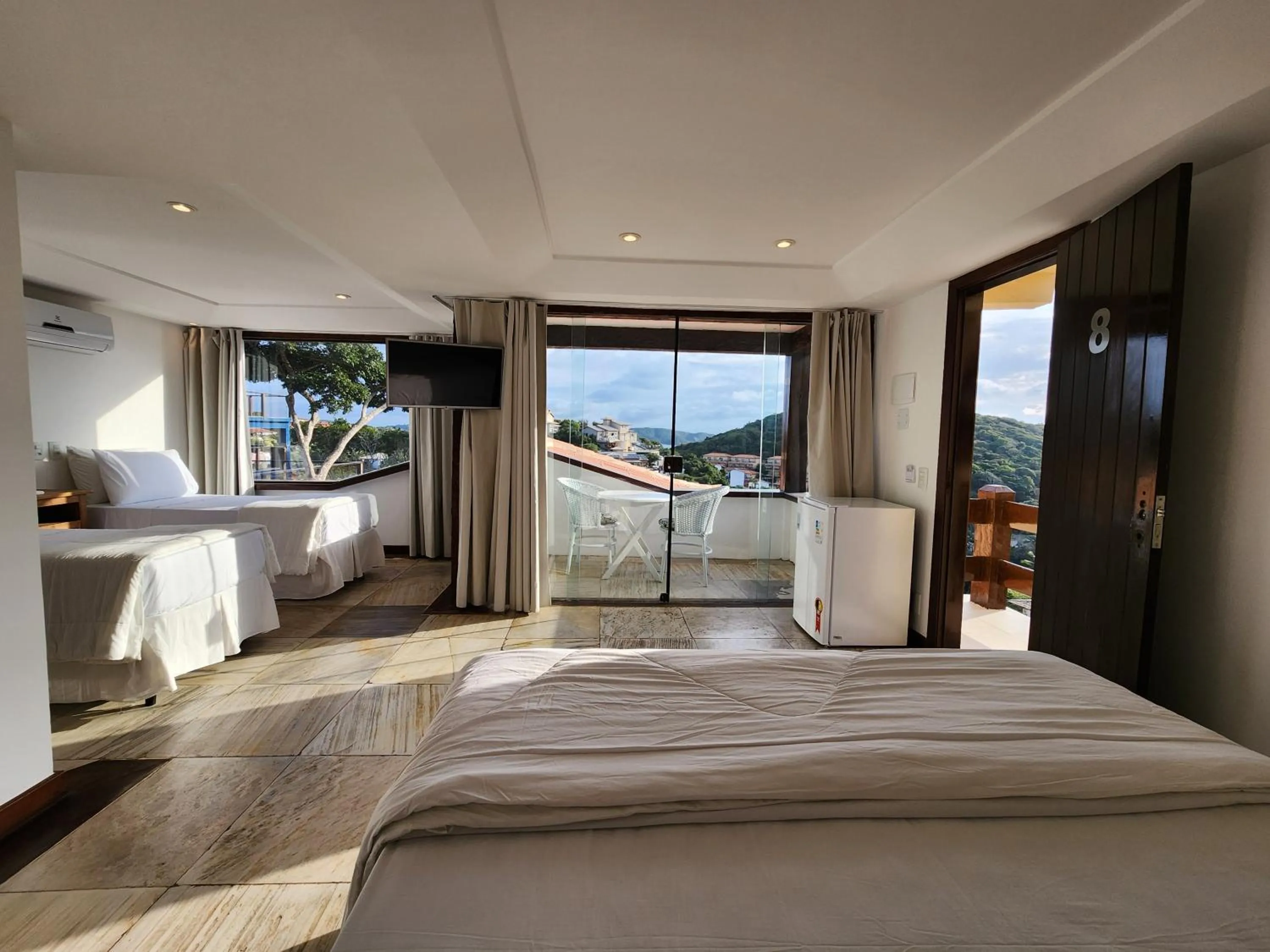 Bed in Pousada Dreamland Buzios