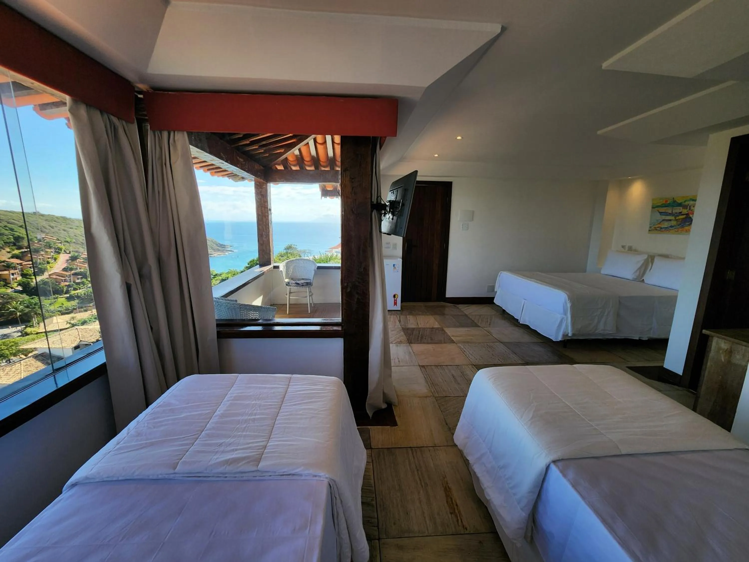 Bed in Pousada Dreamland Buzios