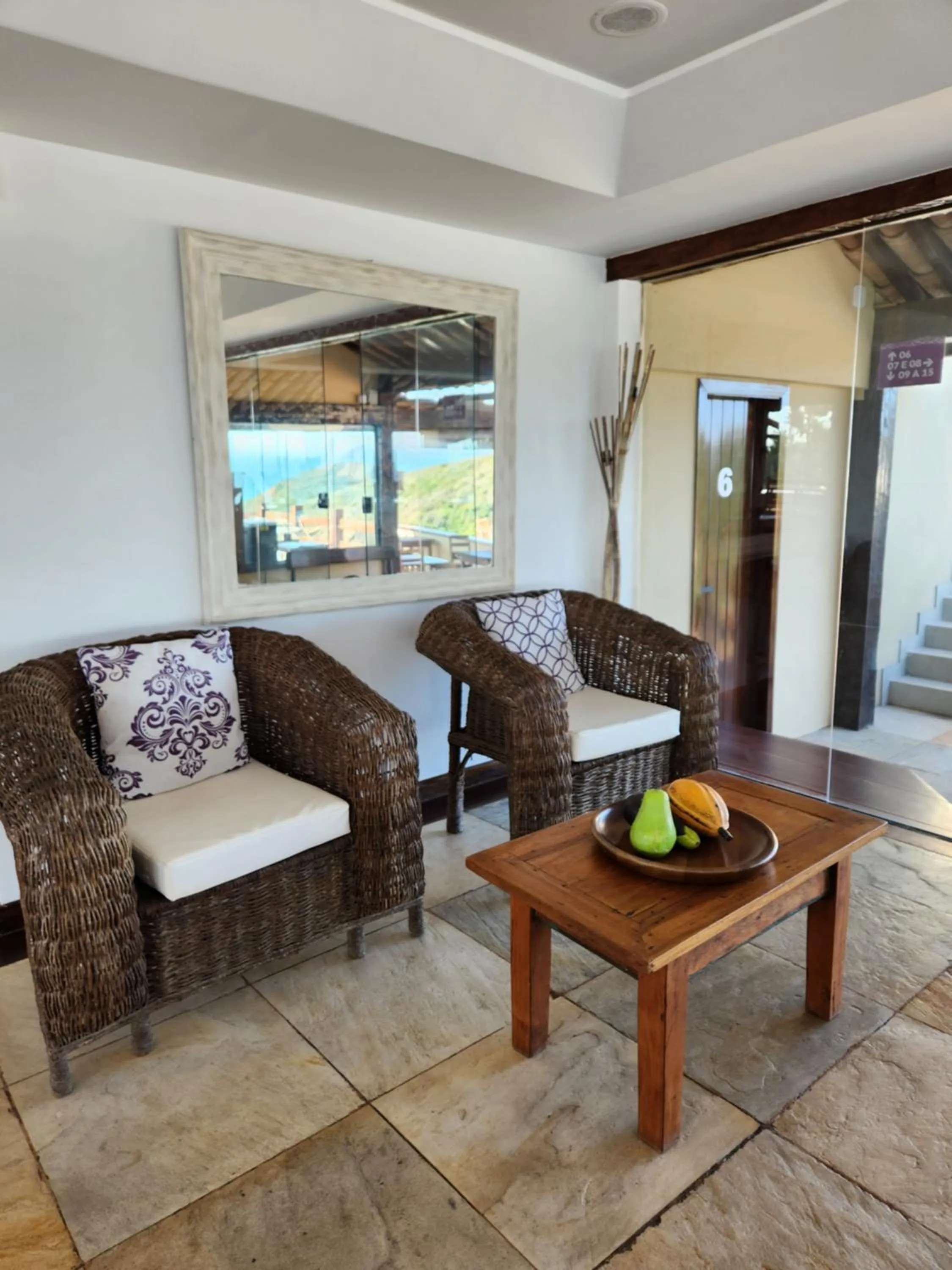 Living room in Pousada Dreamland Buzios