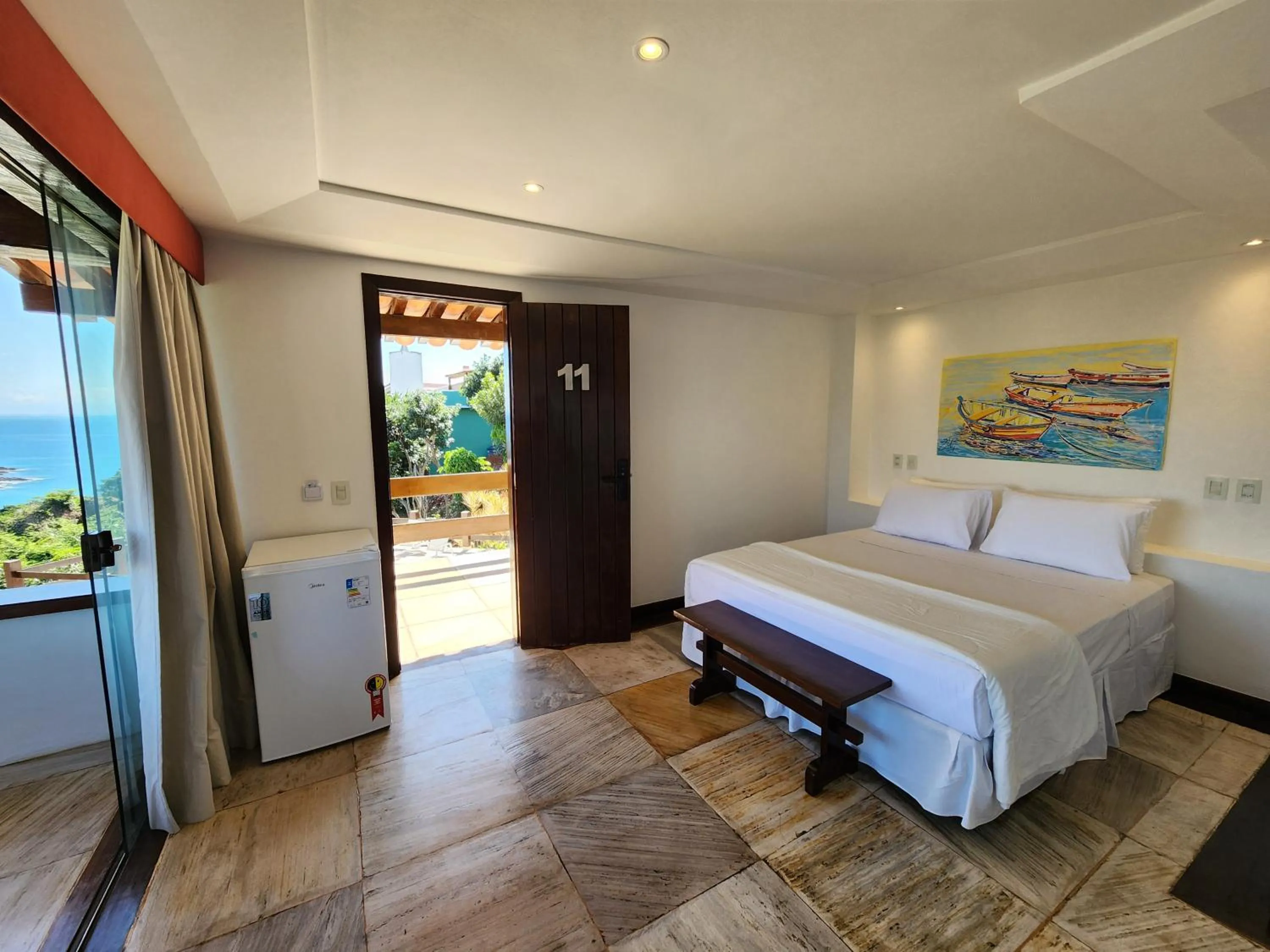 Bed in Pousada Dreamland Buzios