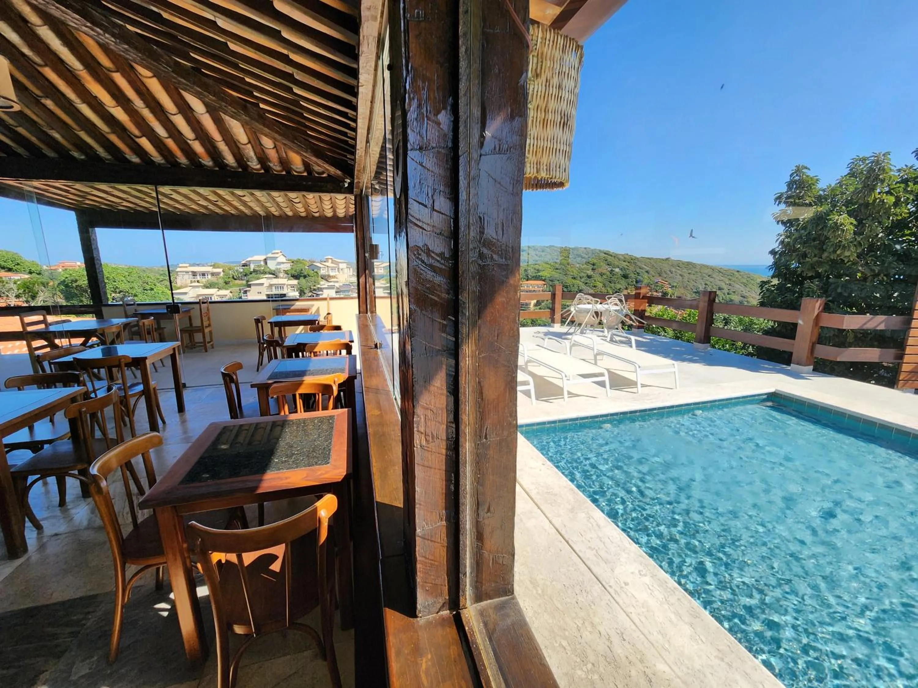 Pool view in Pousada Dreamland Buzios