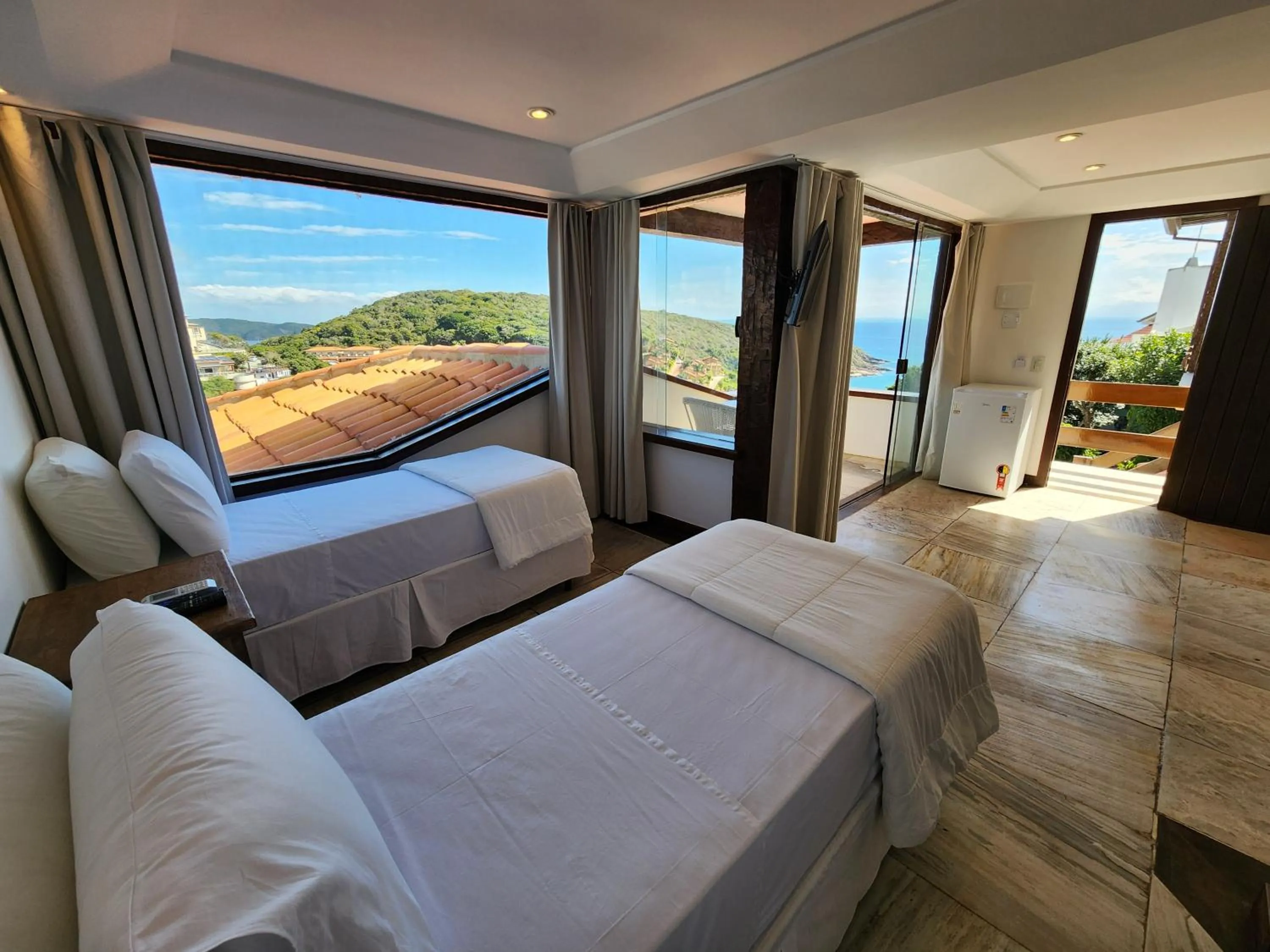 Bed in Pousada Dreamland Buzios