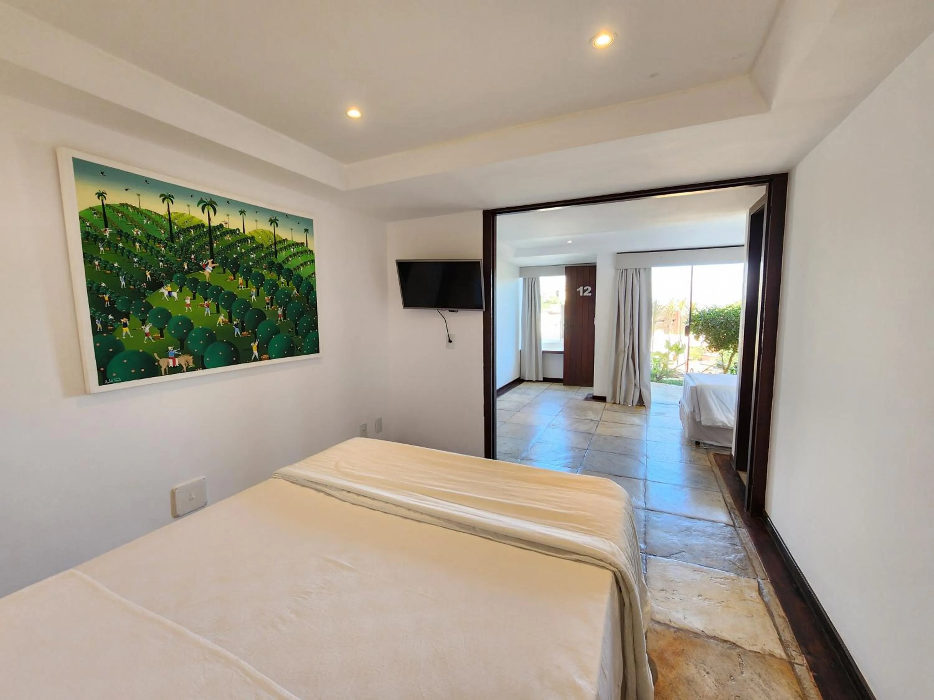 Bed in Pousada Dreamland Buzios