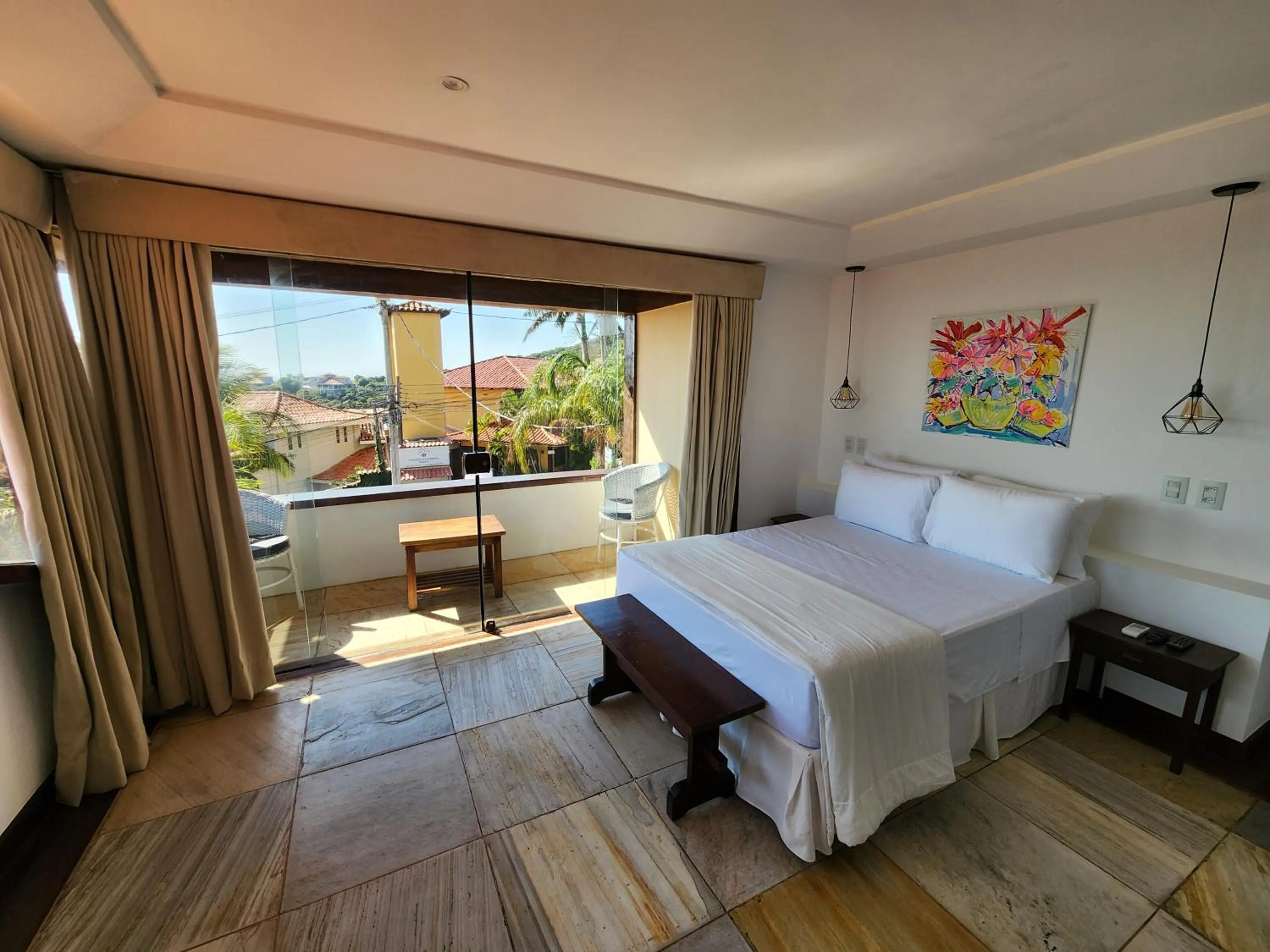 Bed in Pousada Dreamland Buzios