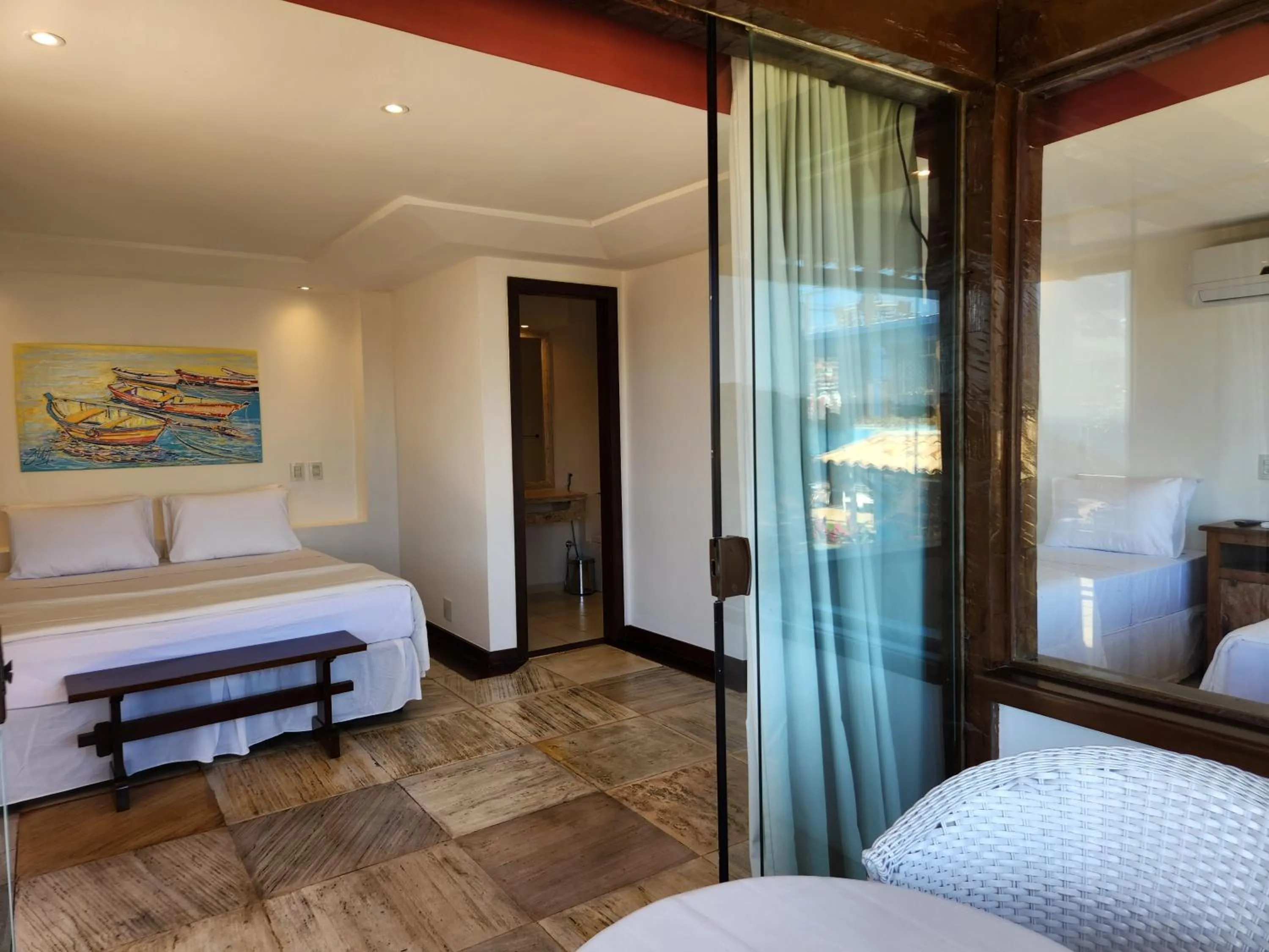 Bed in Pousada Dreamland Buzios