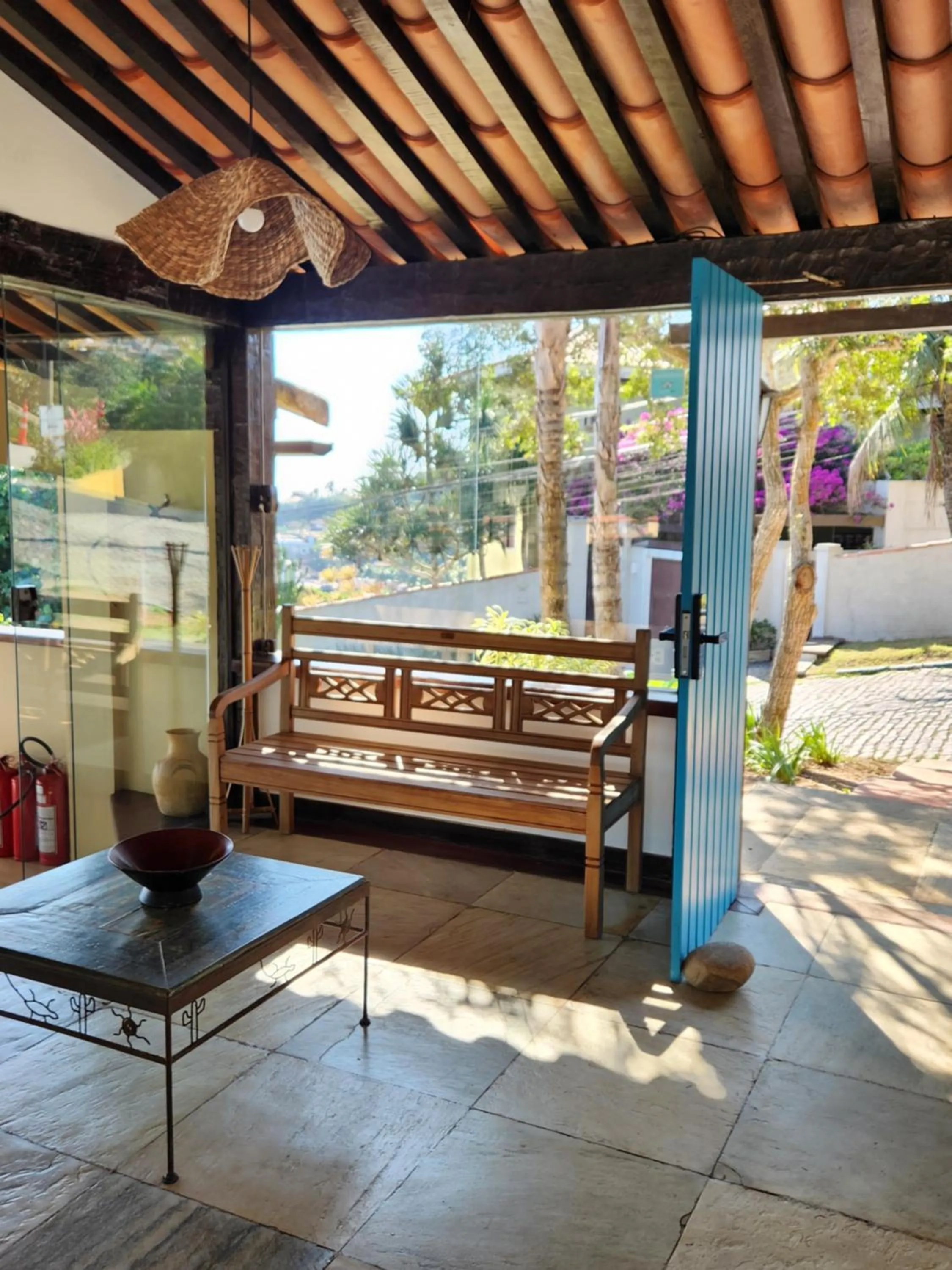 Living room in Pousada Dreamland Buzios