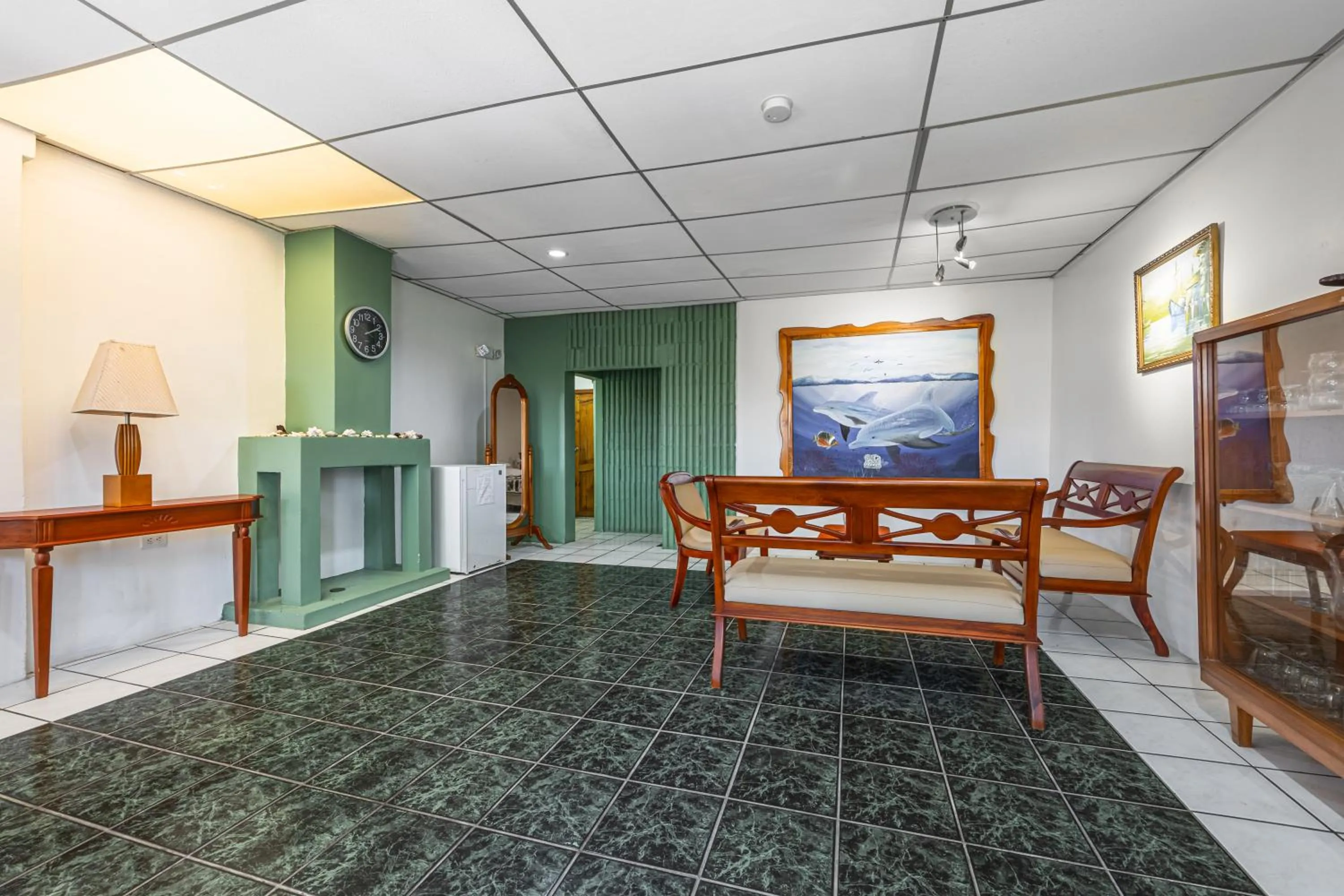 Living room in La Peregrina Galapagos B&B