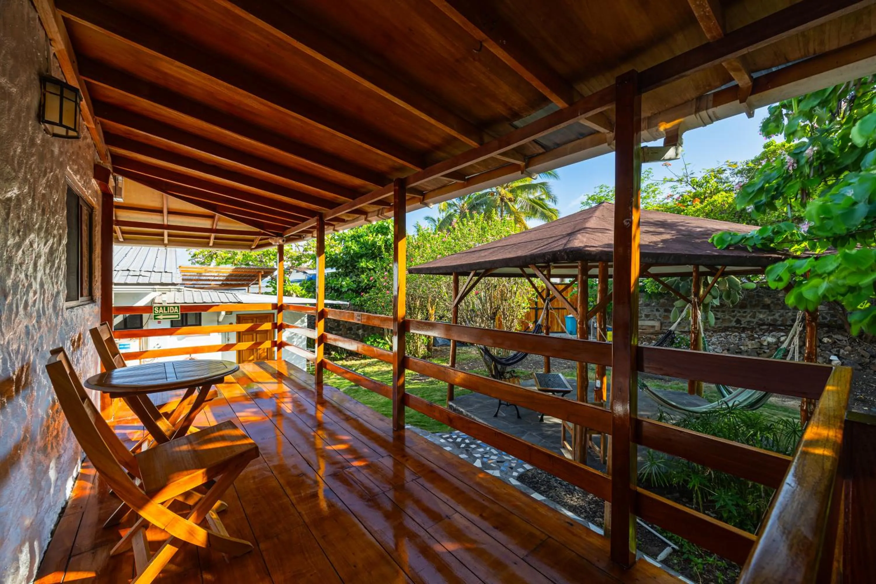 Balcony/Terrace in La Peregrina Galapagos B&B