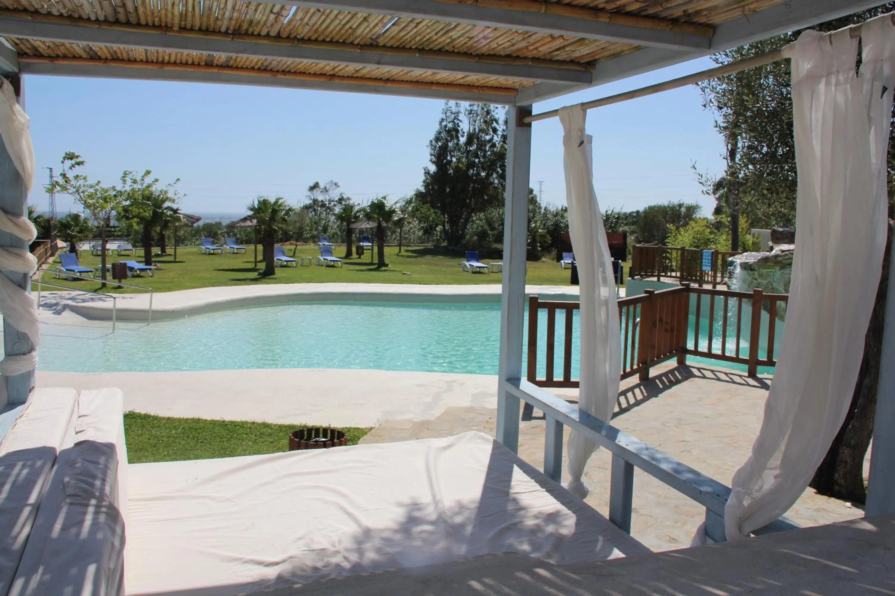 Pool view in Hotel La Torre