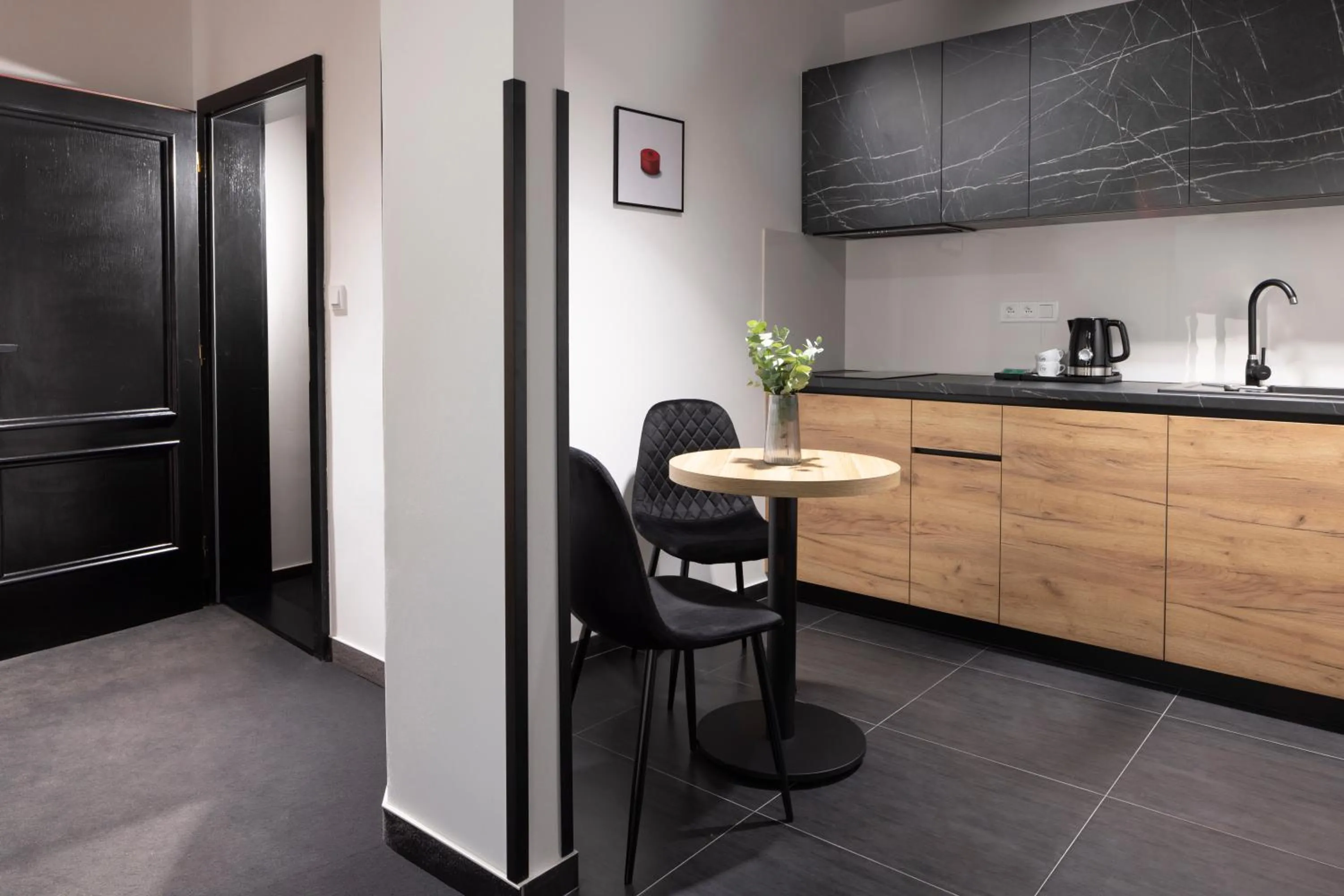 Kitchen or kitchenette in Hotel Savorsky