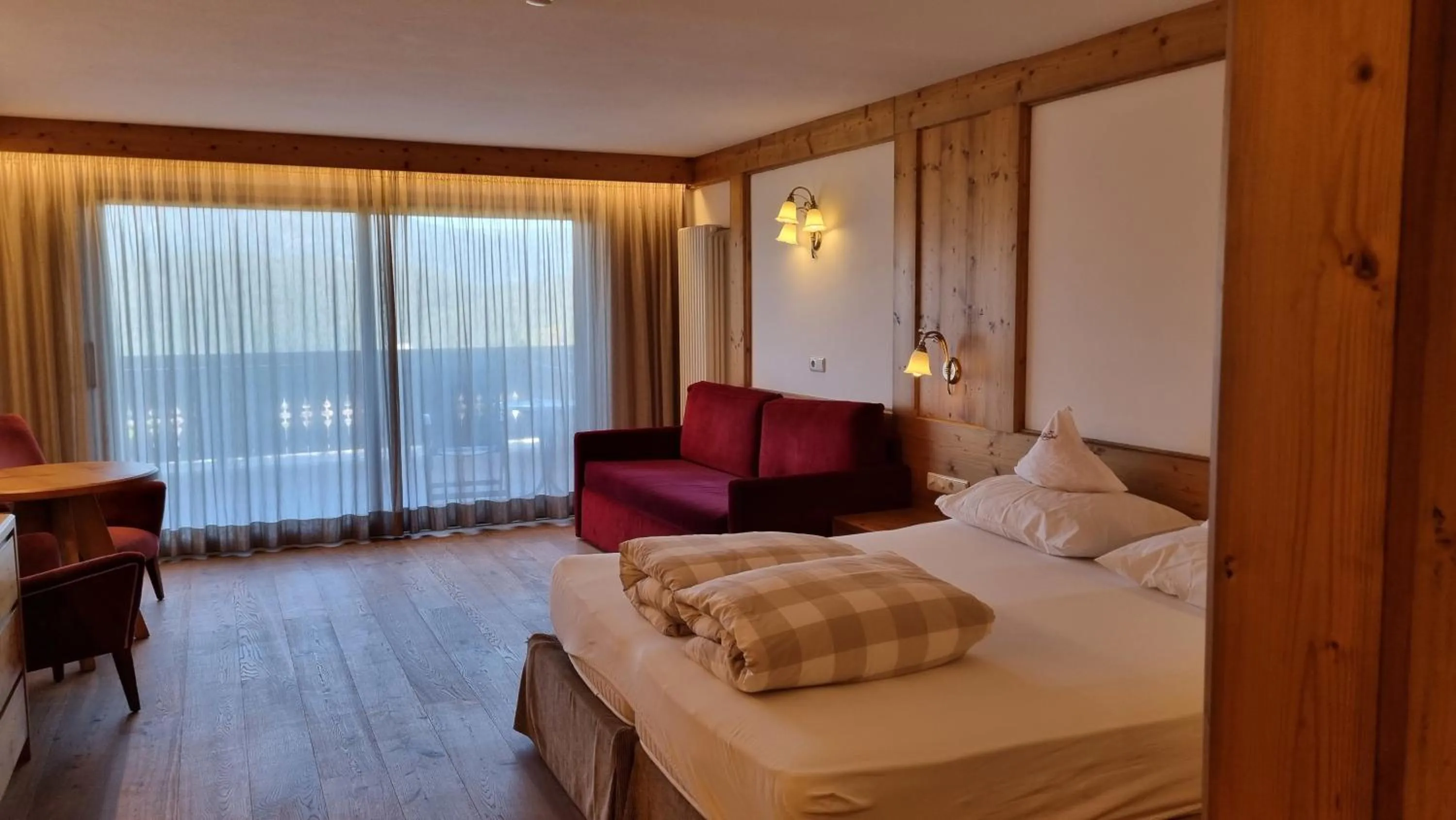 Bed in Hotel Rosslaufhof