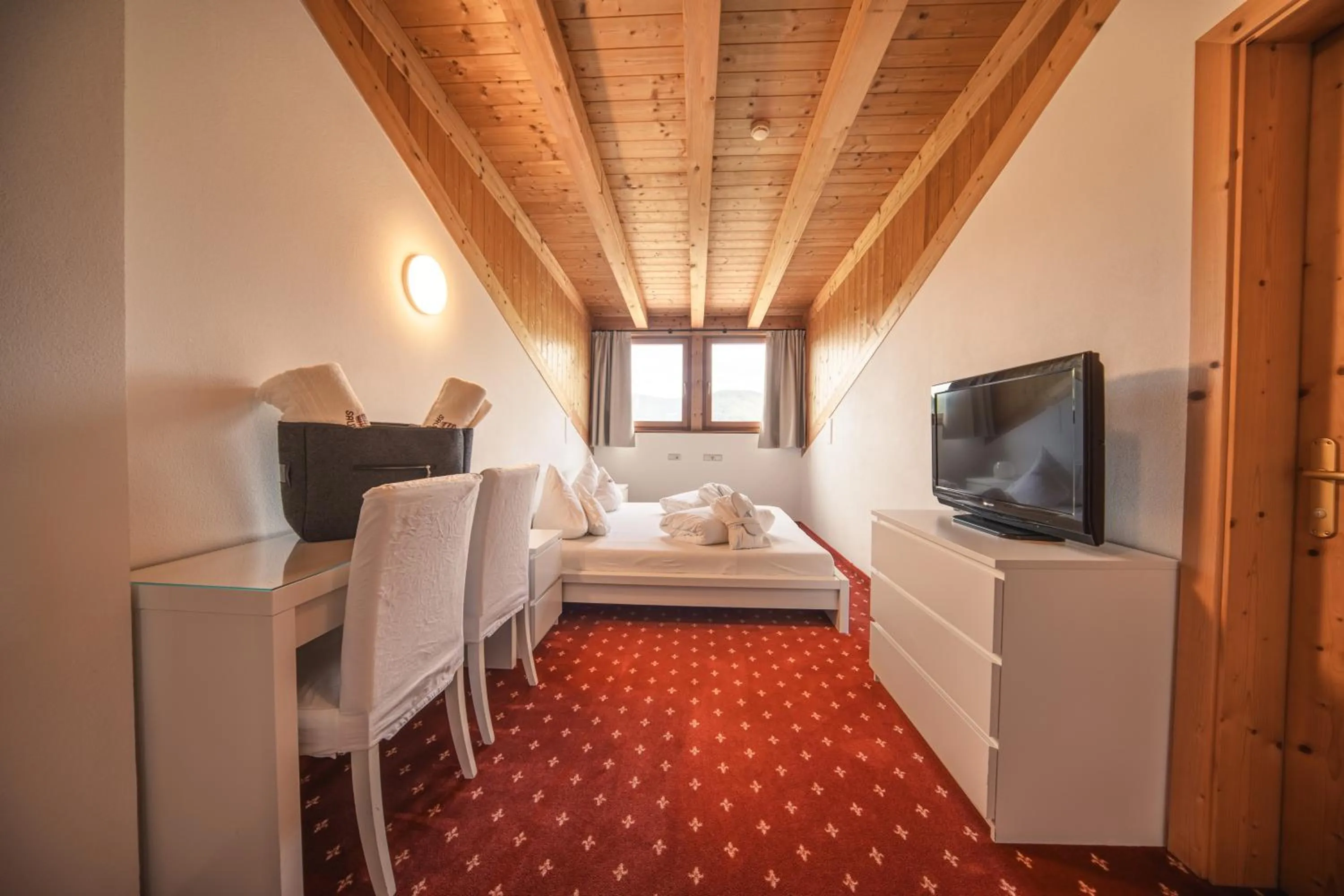 Bed in Hotel Rosslaufhof