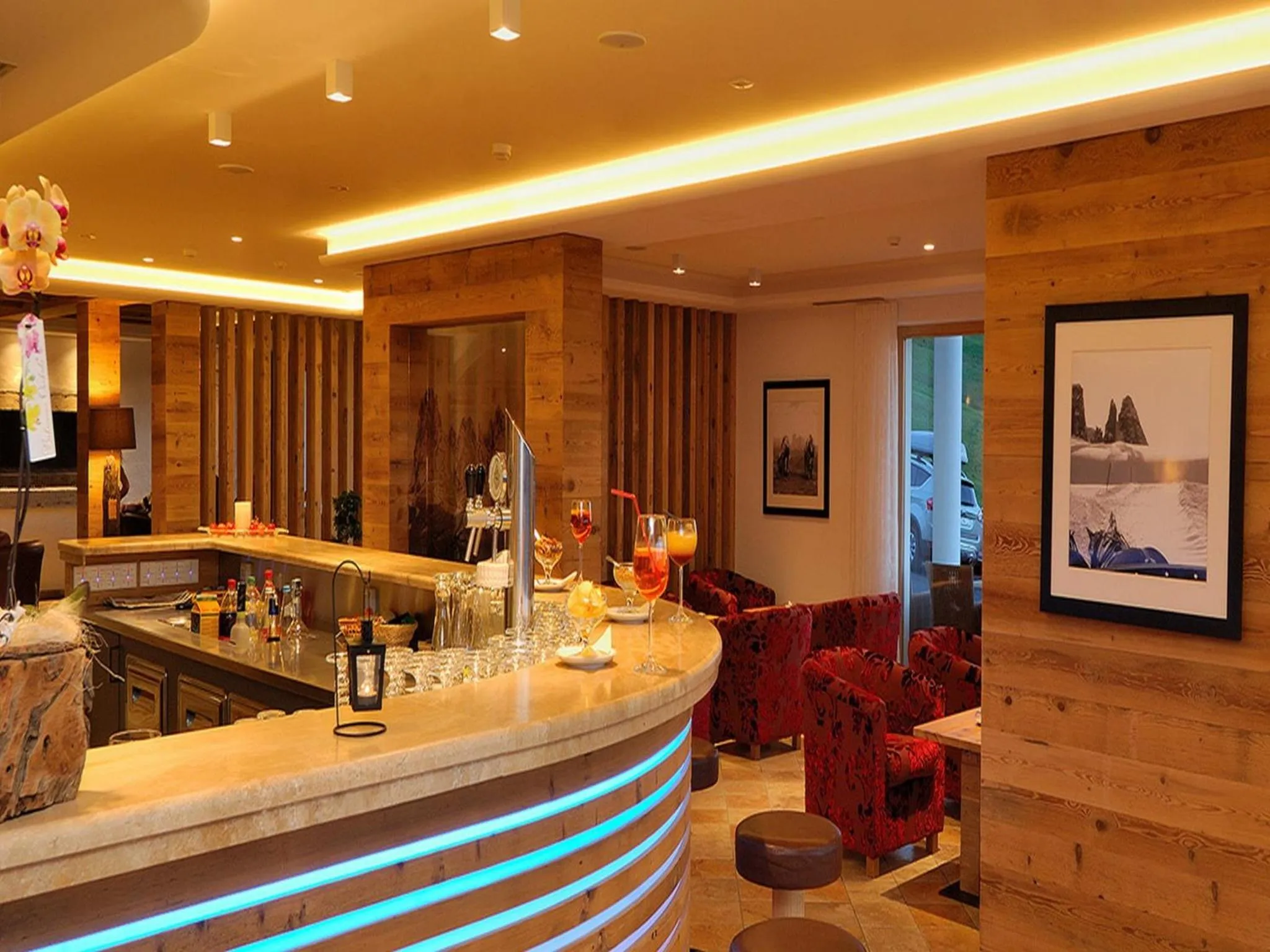 Communal lounge/ TV room in Hotel Rosslaufhof