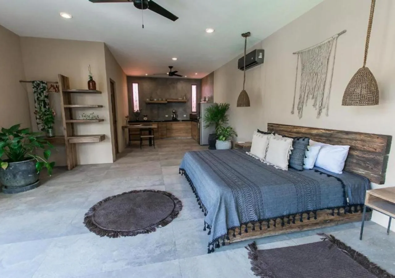 Photo of the whole room, Bed in XscapeTulum