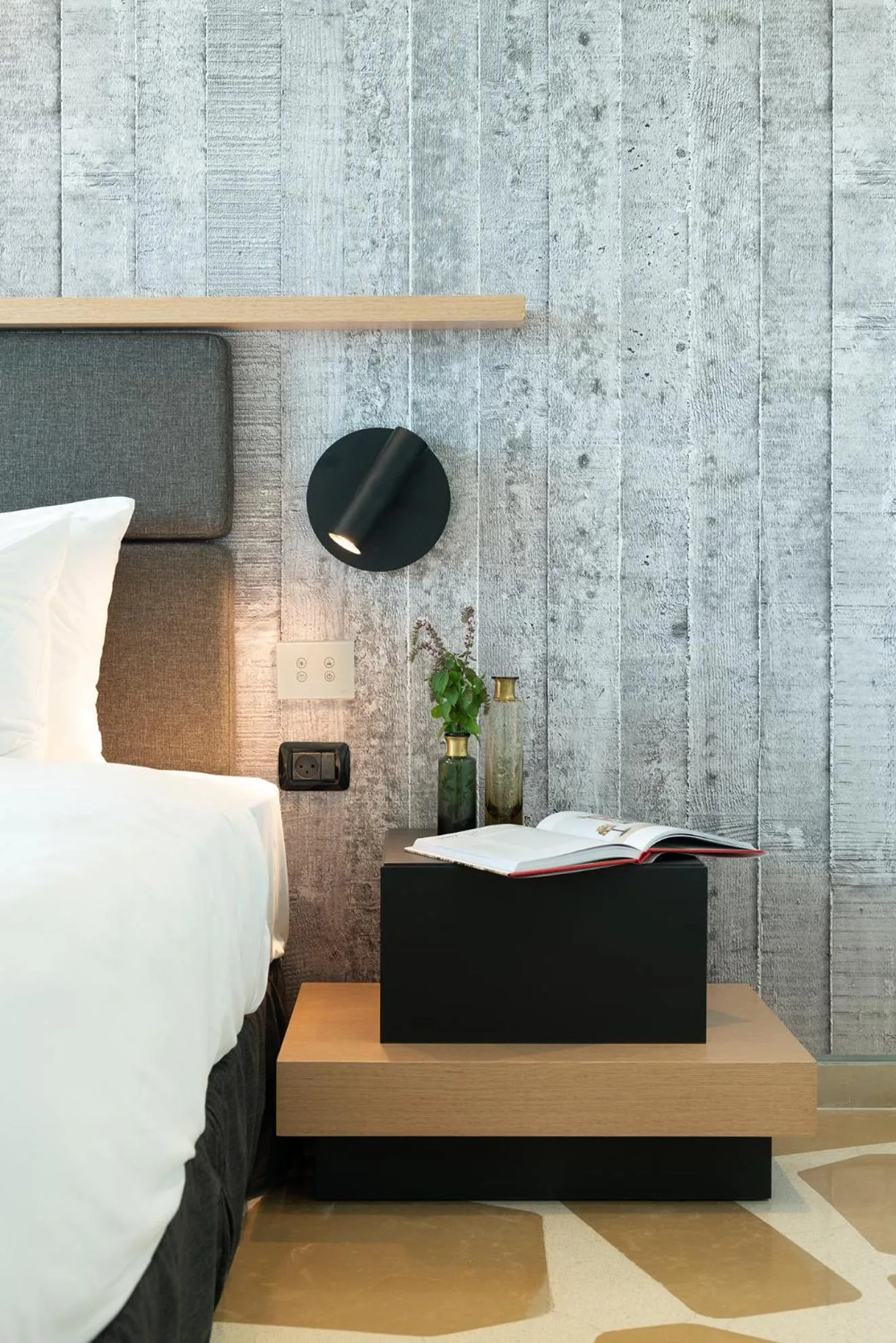 Bed in Elma Hotel and Art Complex