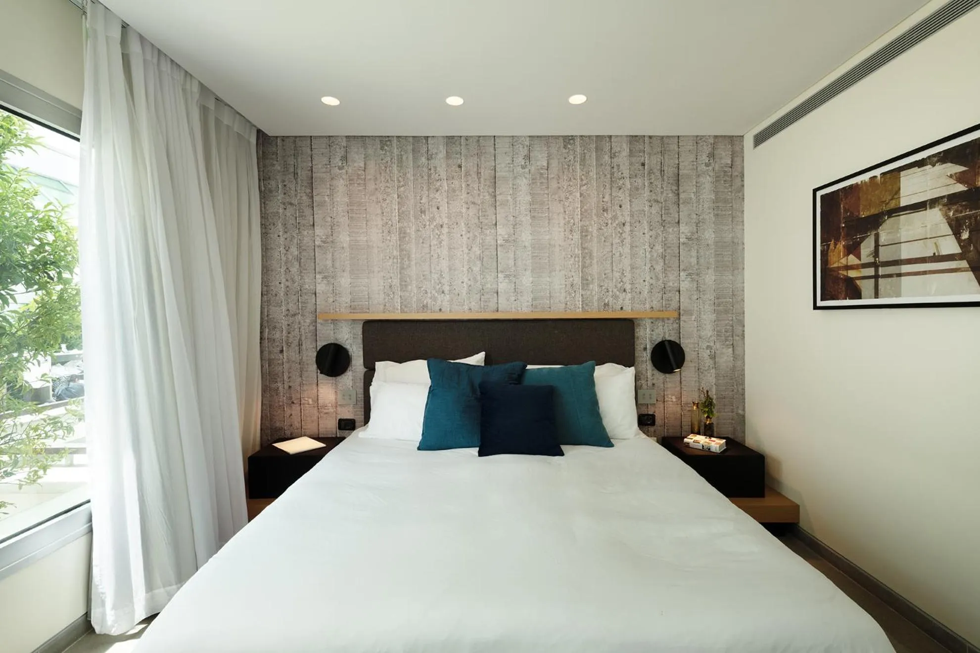 Bed in Elma Hotel and Art Complex