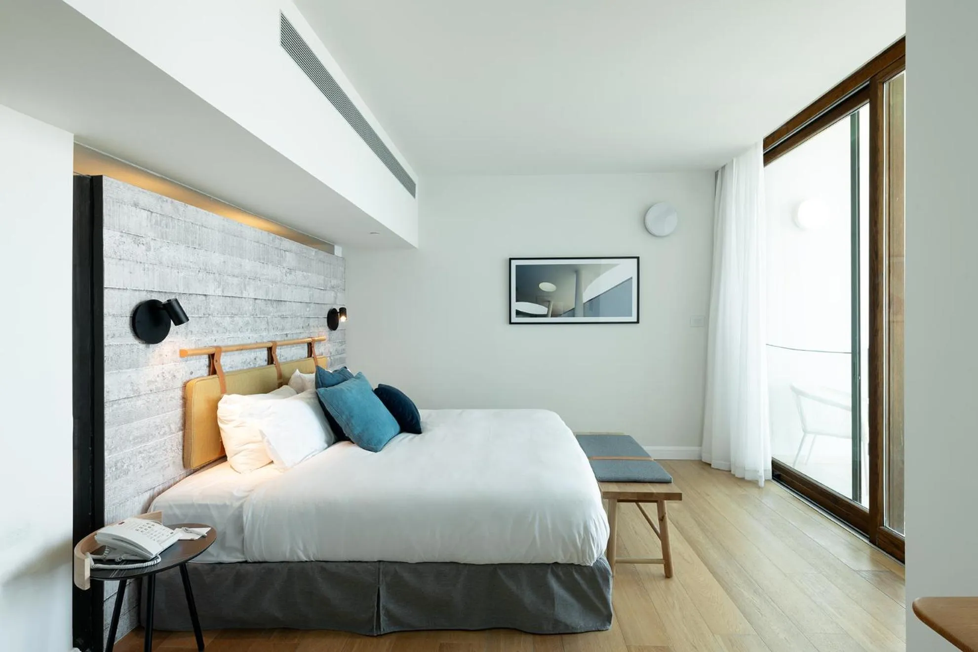 Bed in Elma Hotel and Art Complex