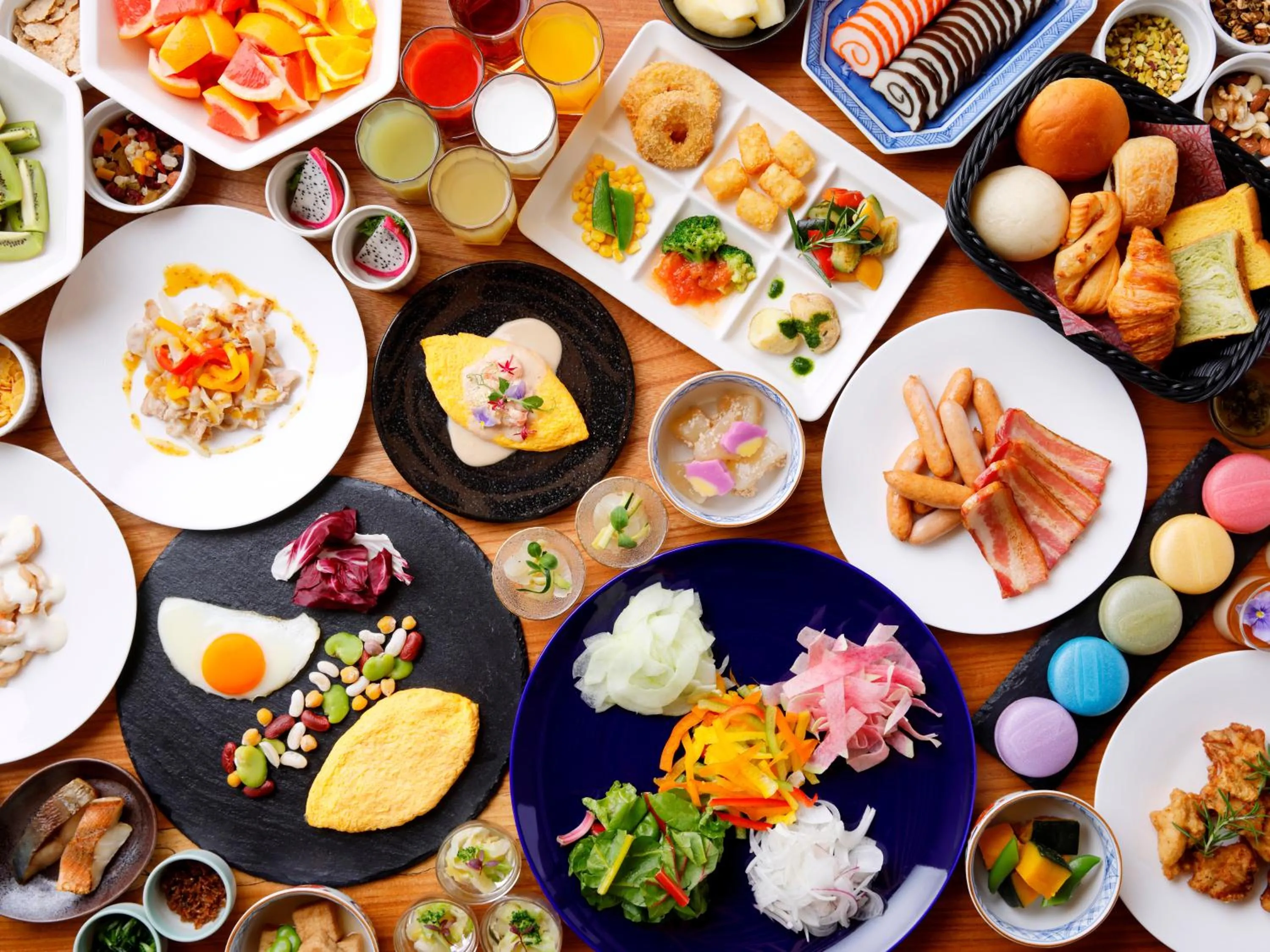 Buffet breakfast in Kanazawa Sainoniwa Hotel