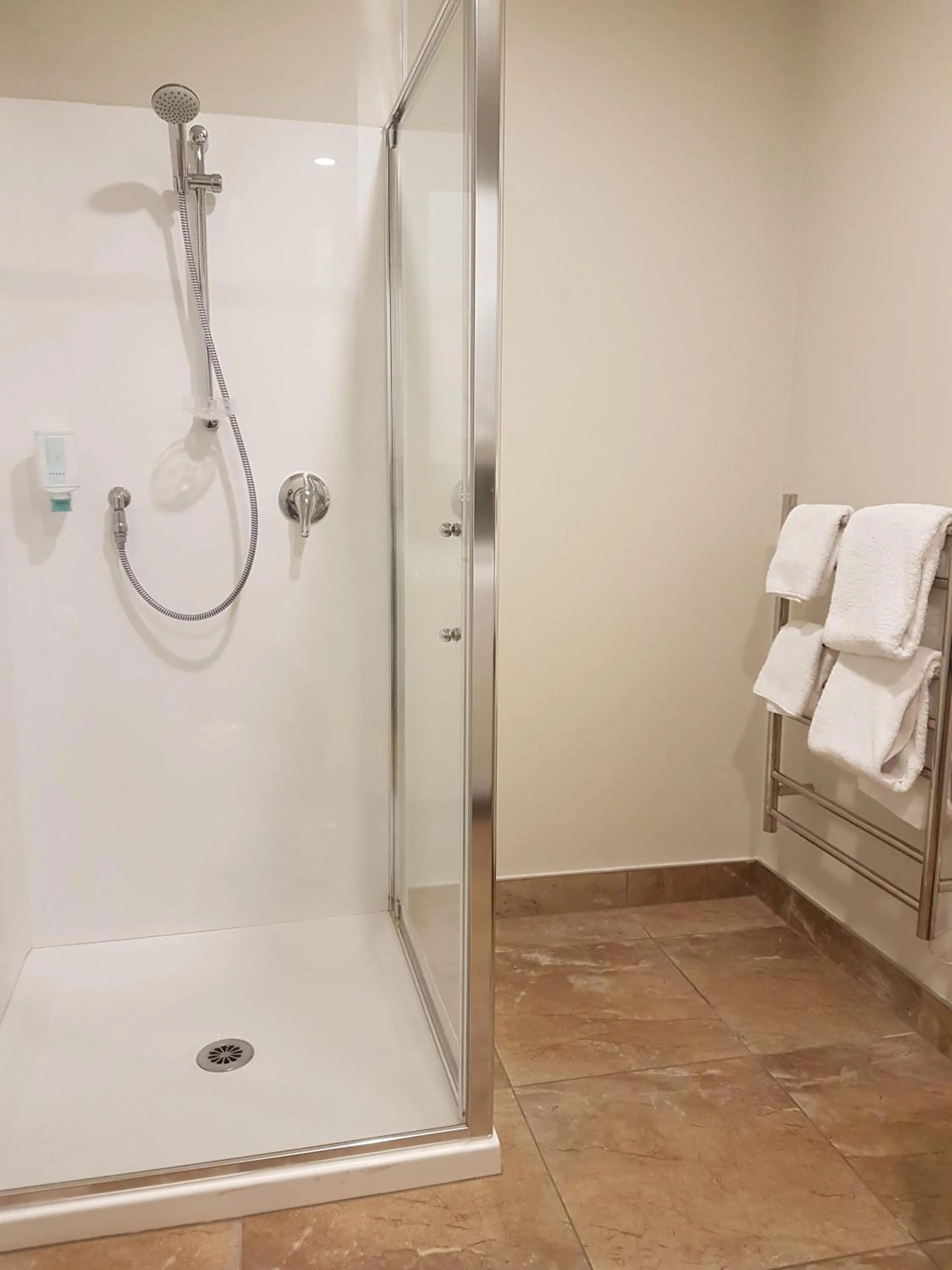 Shower in Ramada Suites by Wyndham Christchurch City
