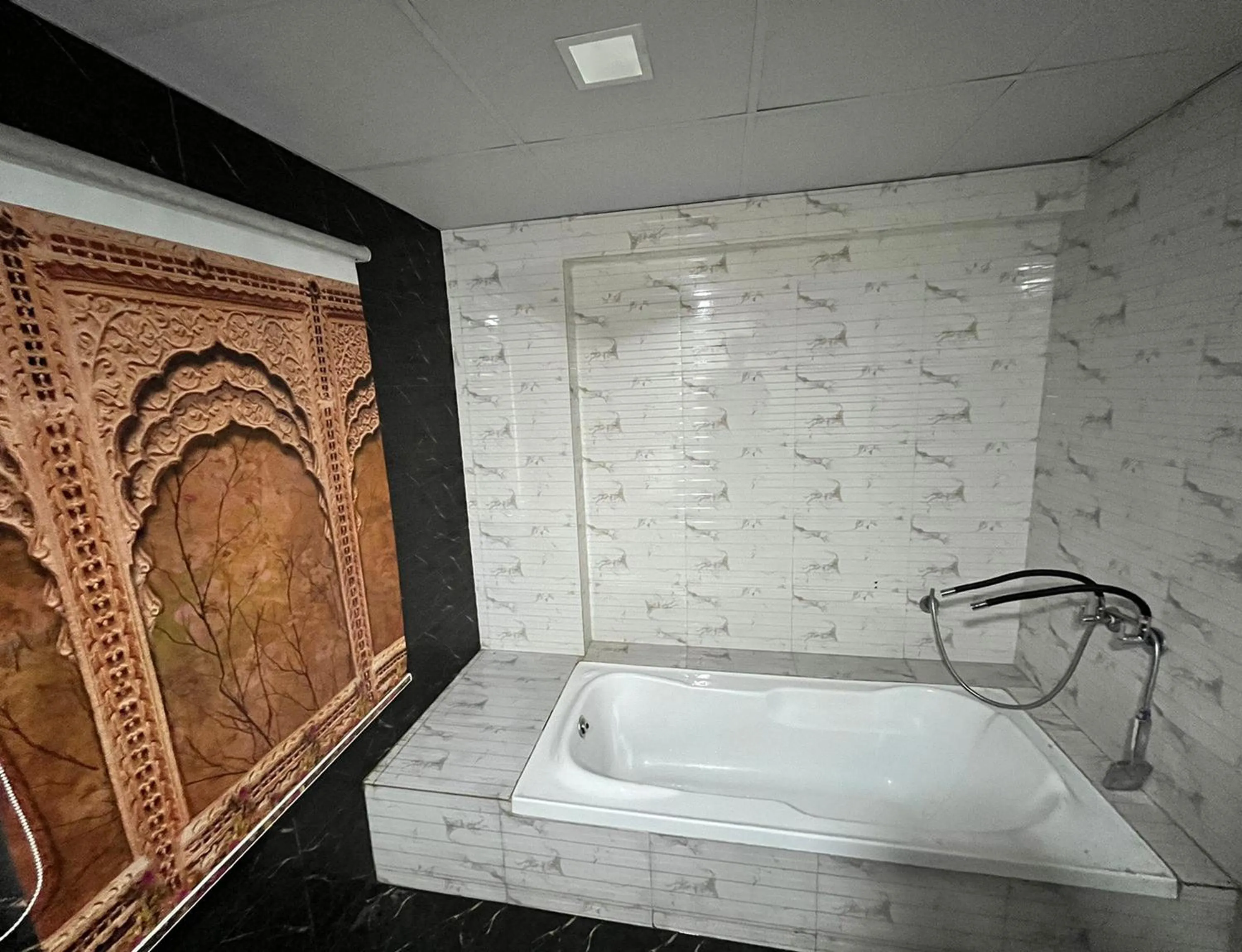 Bathroom in Hotel The Grand Near Maninagar Railway Station Ahmedabad