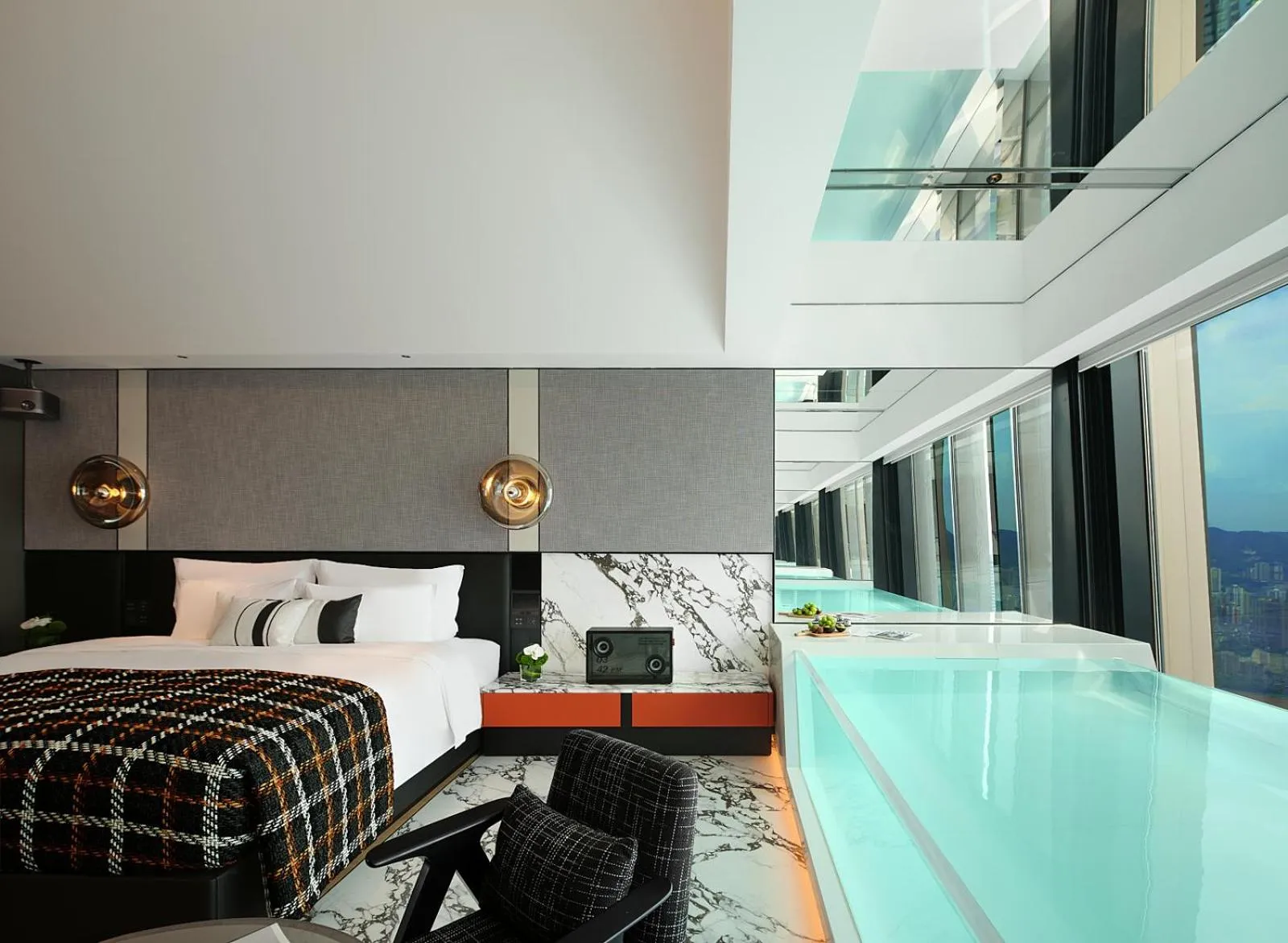 Photo of the whole room in ISEYA Panoramic Hotel Chongqing Jiefangbei Flagship